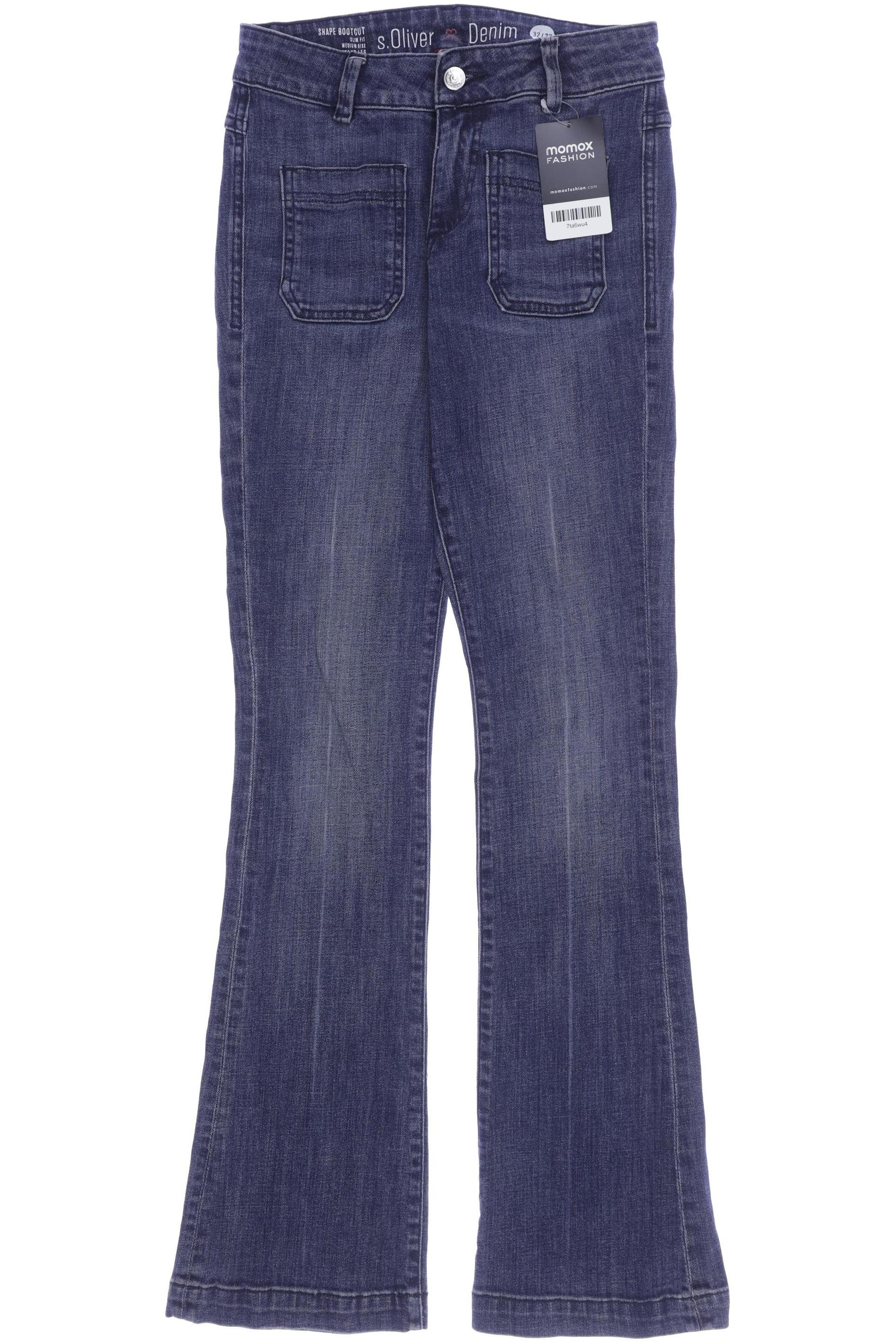 

s.Oliver Damen Jeans, marineblau