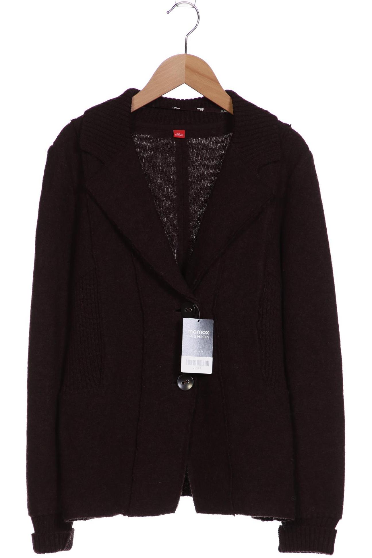 

s.Oliver Damen Strickjacke, braun, Gr. 40