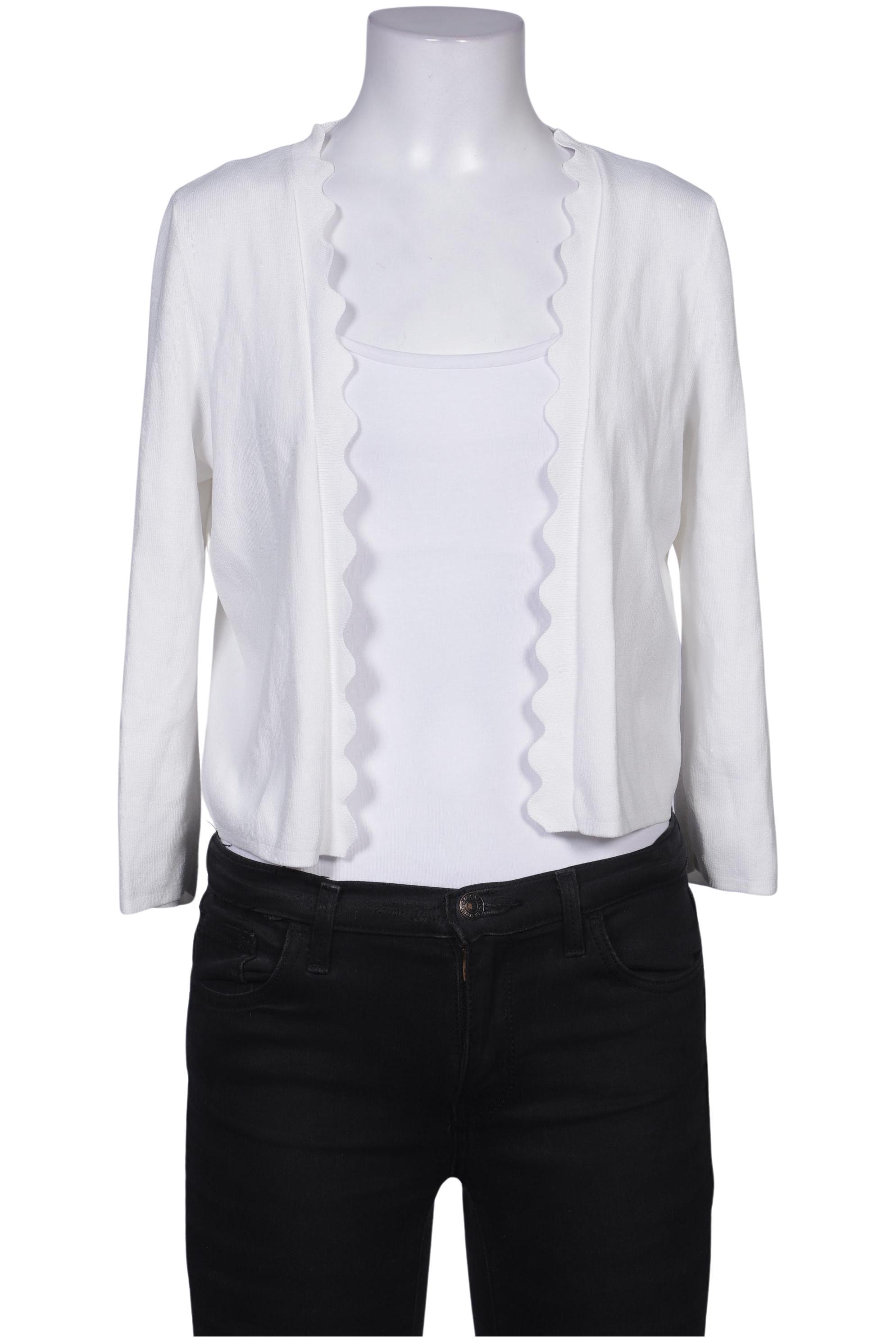 

s.Oliver Damen Strickjacke, weiß, Gr. 36