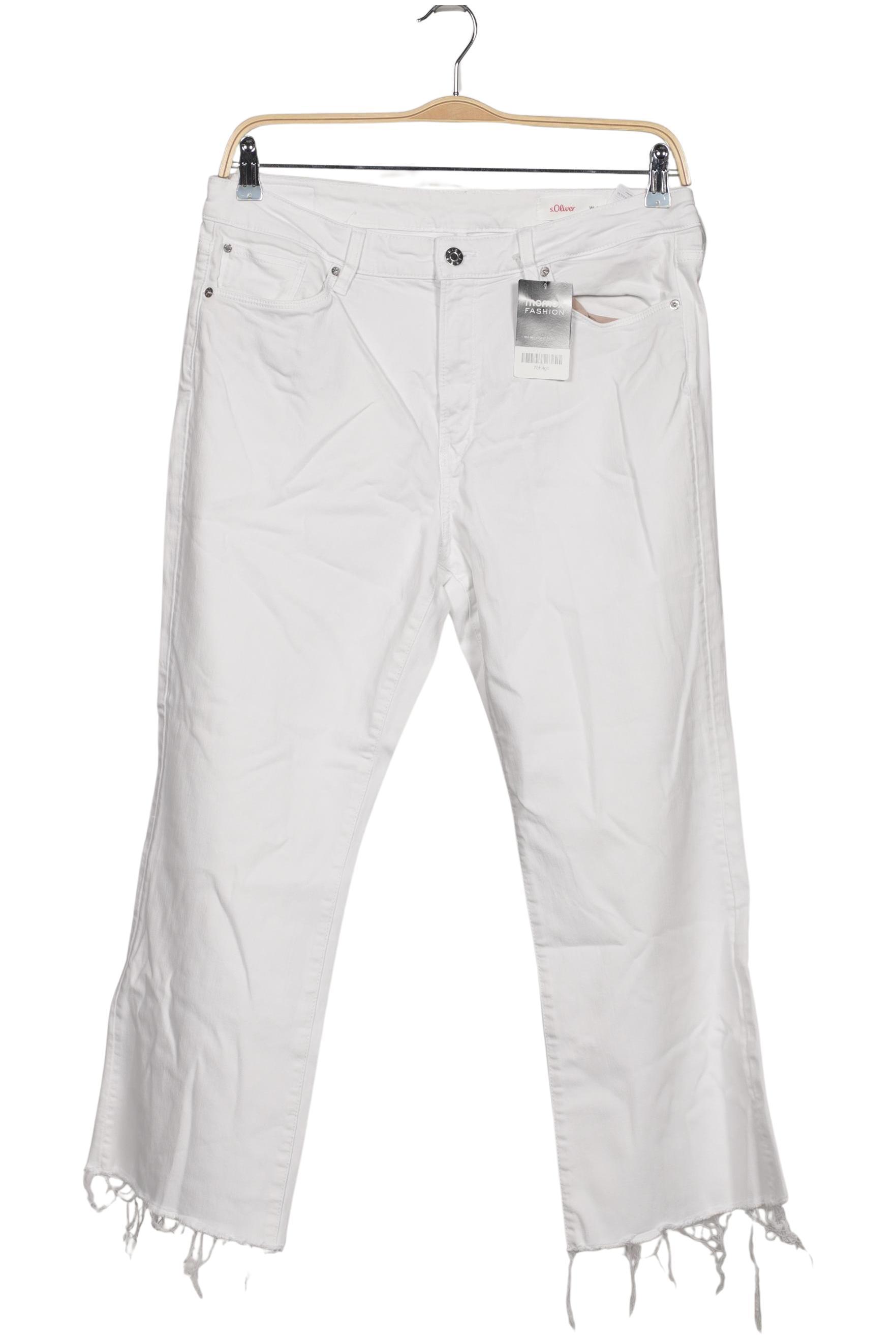 

s.Oliver Damen Stoffhose, weiß, Gr. 44