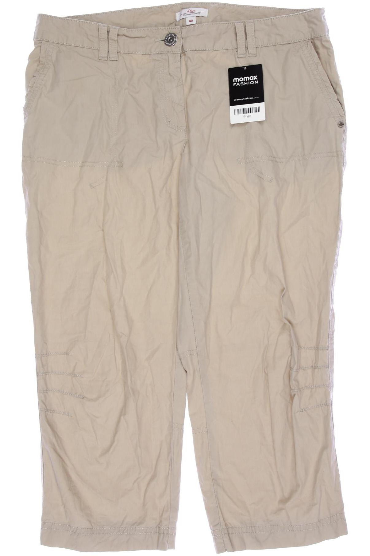 

s.Oliver Damen Stoffhose, beige, Gr. 40