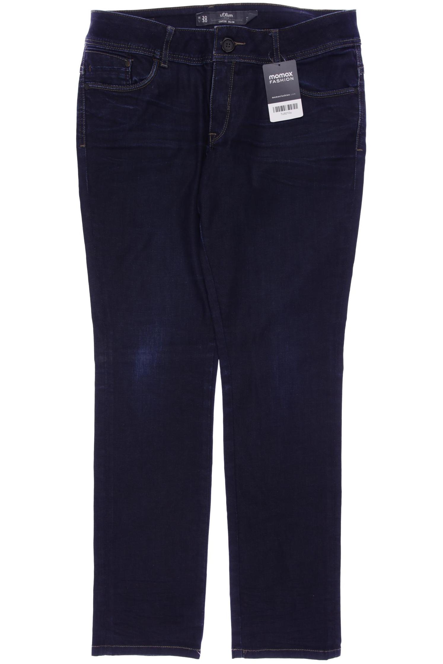 

s.Oliver Damen Jeans, marineblau