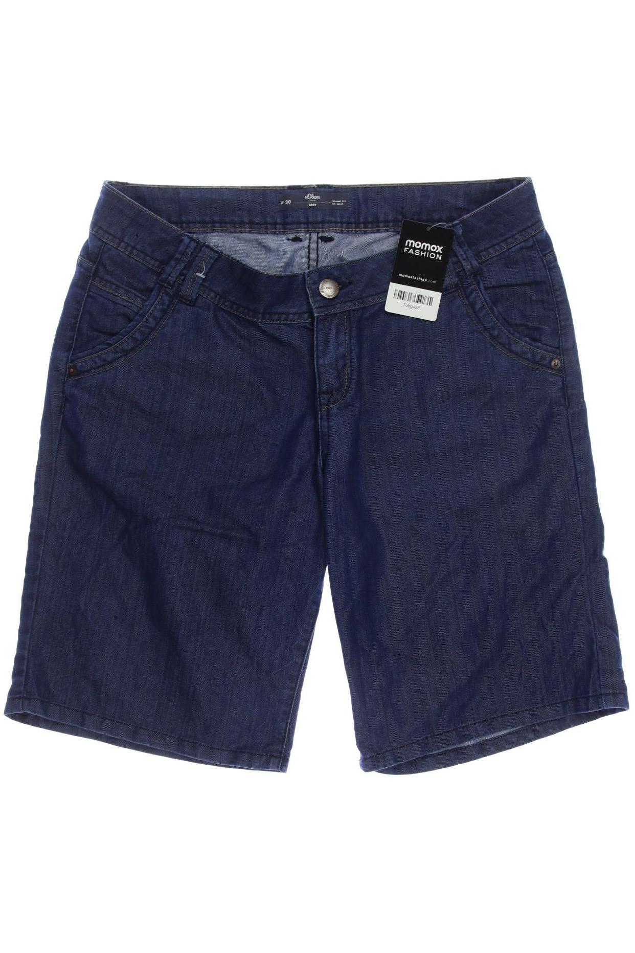 

s.Oliver Damen Shorts, blau, Gr. 30