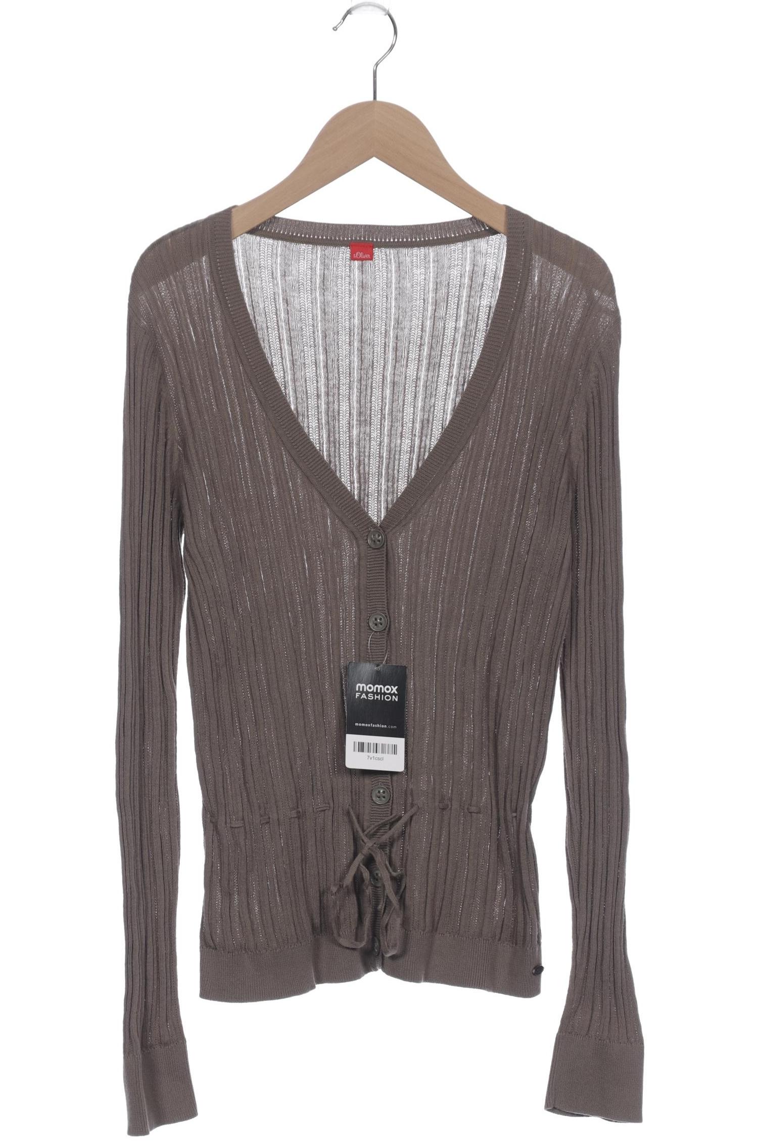 

s.Oliver Damen Strickjacke, grün, Gr. 40