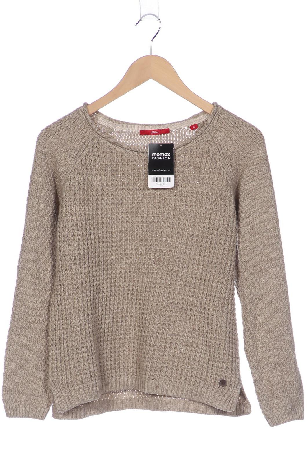 

s.Oliver Damen Pullover, beige, Gr. 38