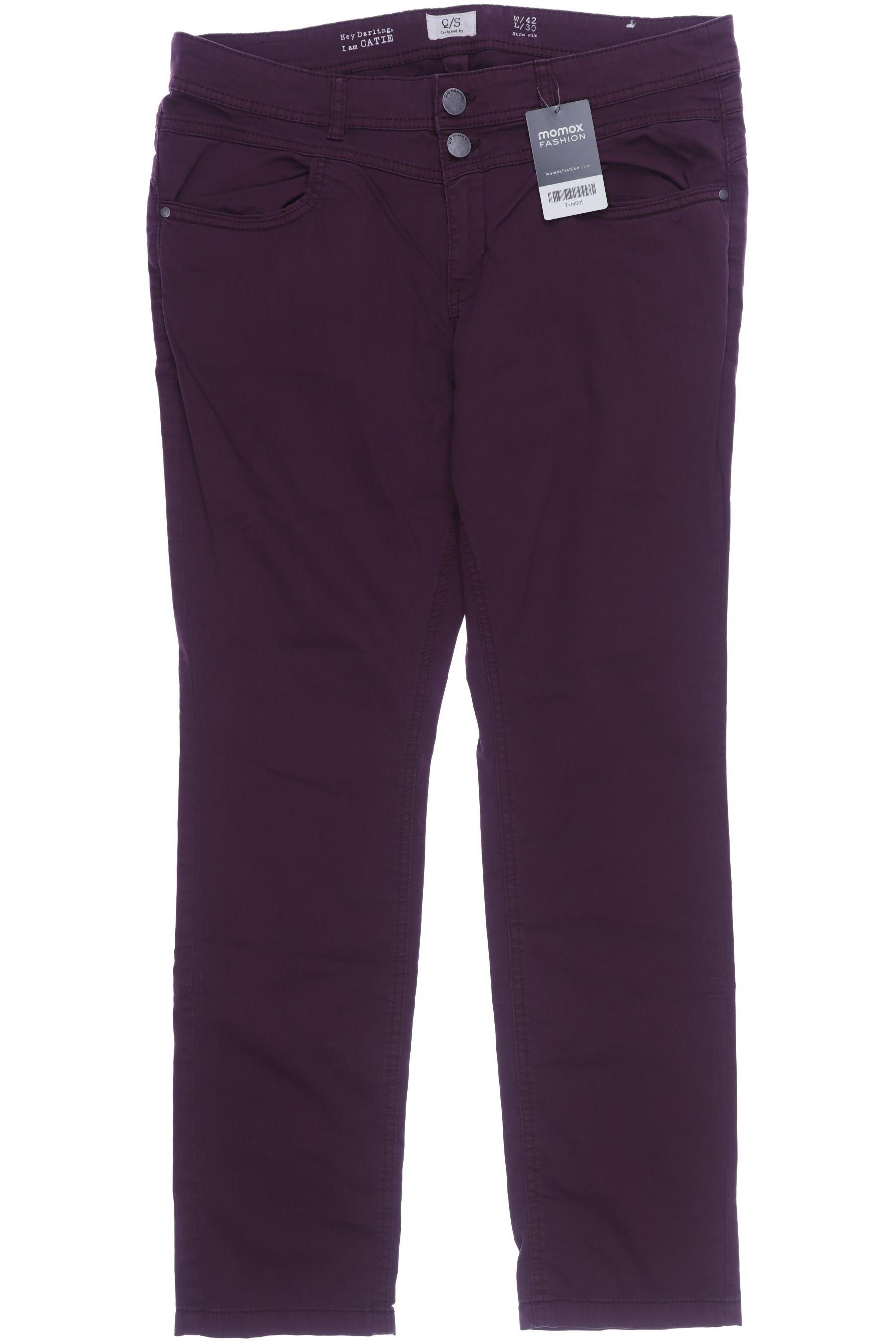 

s.Oliver Damen Stoffhose, bordeaux, Gr. 42