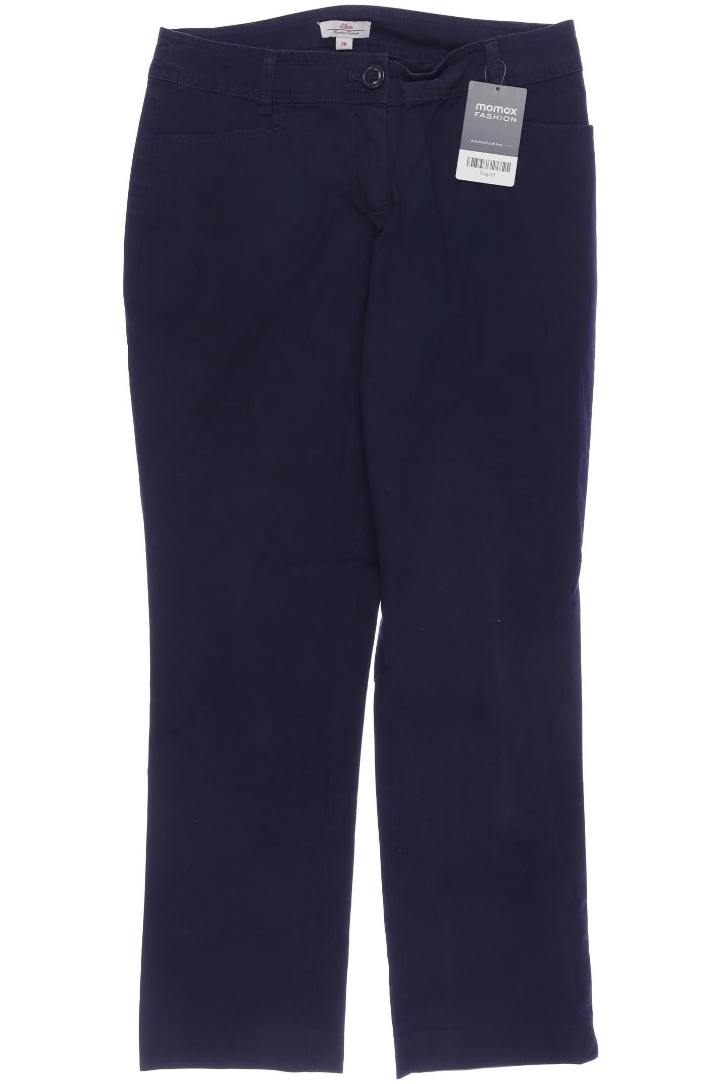 

s.Oliver Damen Stoffhose, marineblau, Gr. 36
