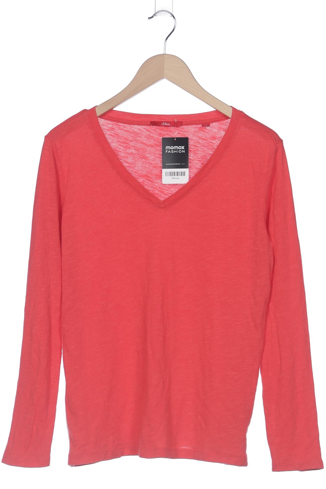 

s.Oliver Damen Langarmshirt, rot, Gr. 38