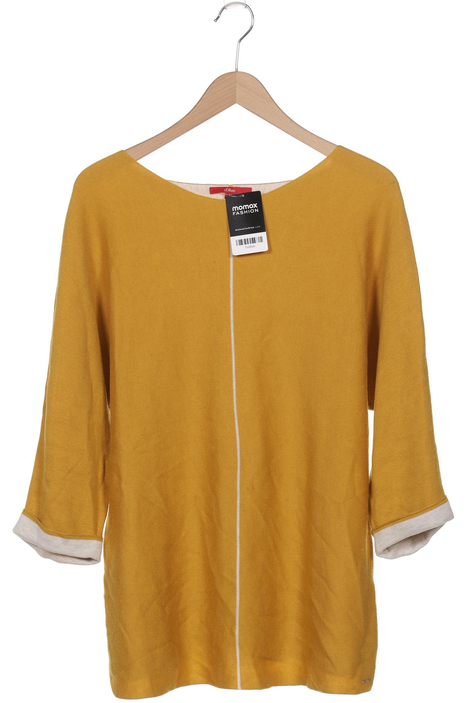 

s.Oliver Damen Pullover, gelb, Gr. 46