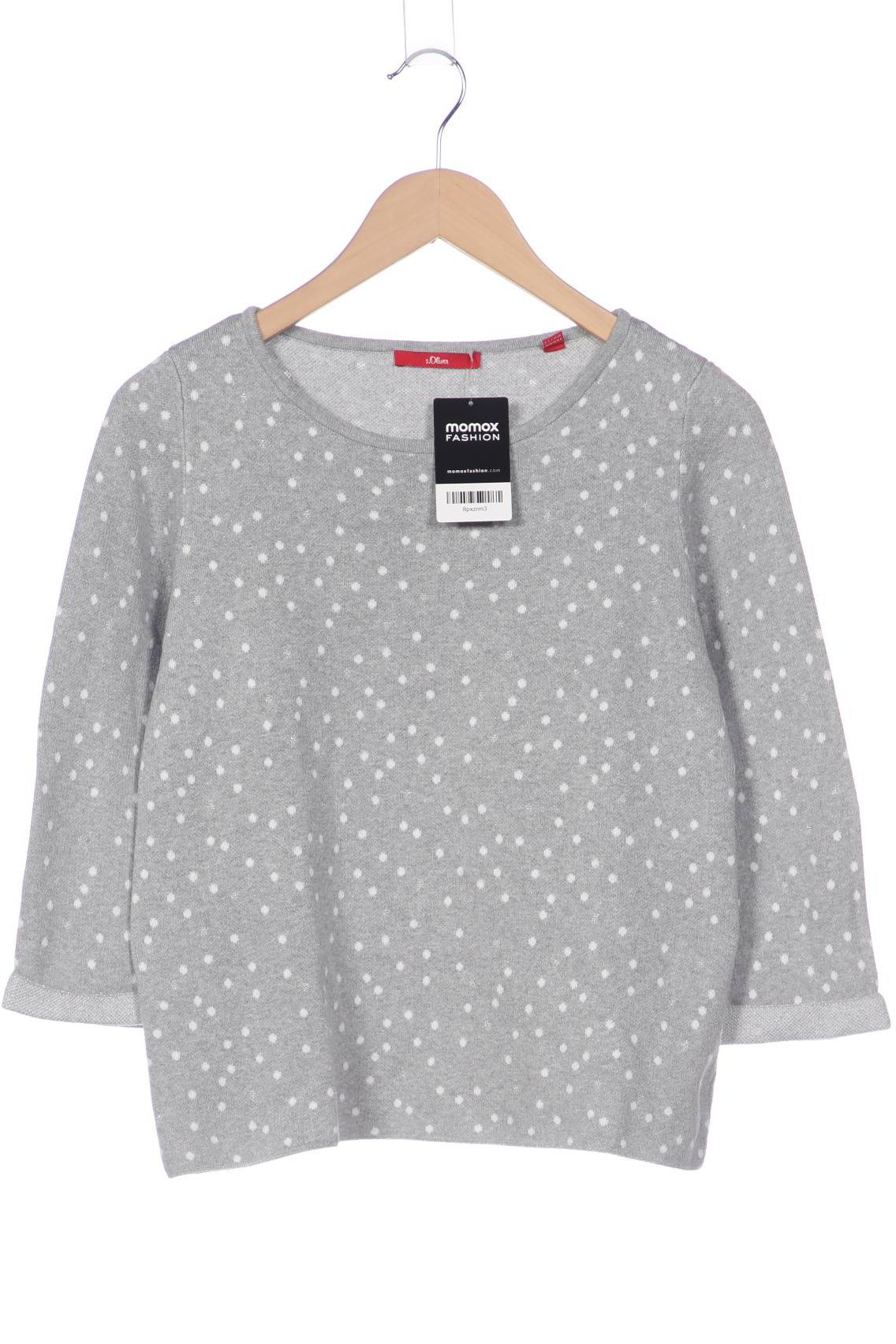 

s.Oliver Damen Pullover, grau, Gr. 38