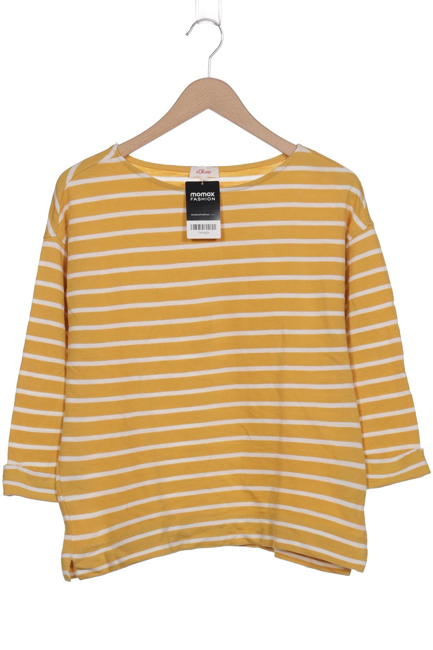 

s.Oliver Damen Langarmshirt, gelb, Gr. 38