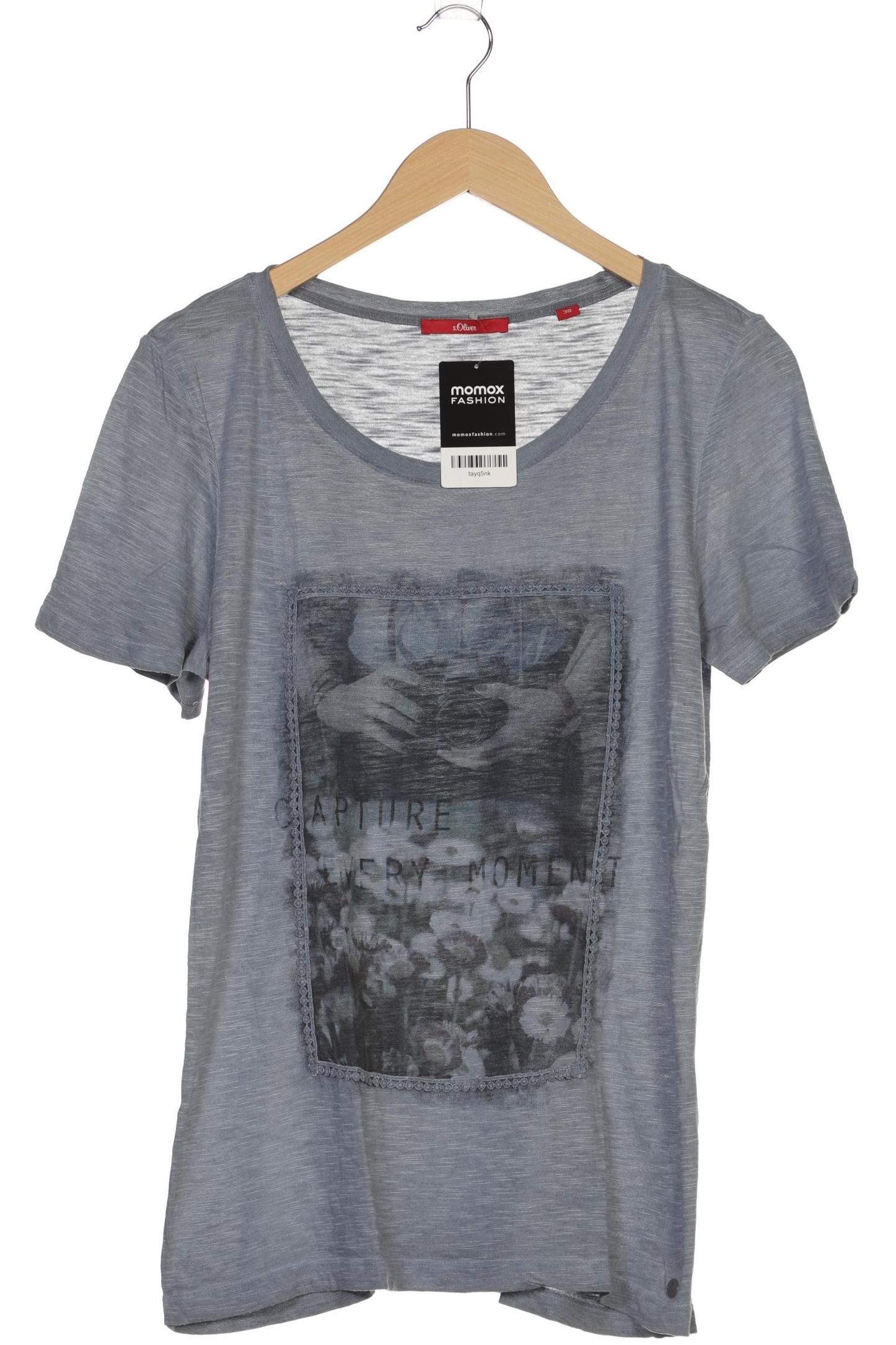 

s.Oliver Damen T-Shirt, blau, Gr. 38