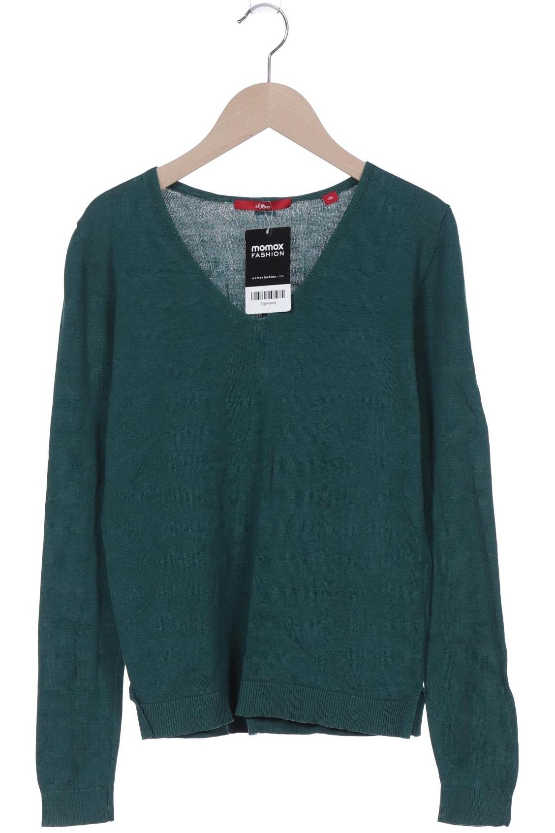 

s.Oliver Damen Pullover, grün, Gr. 36