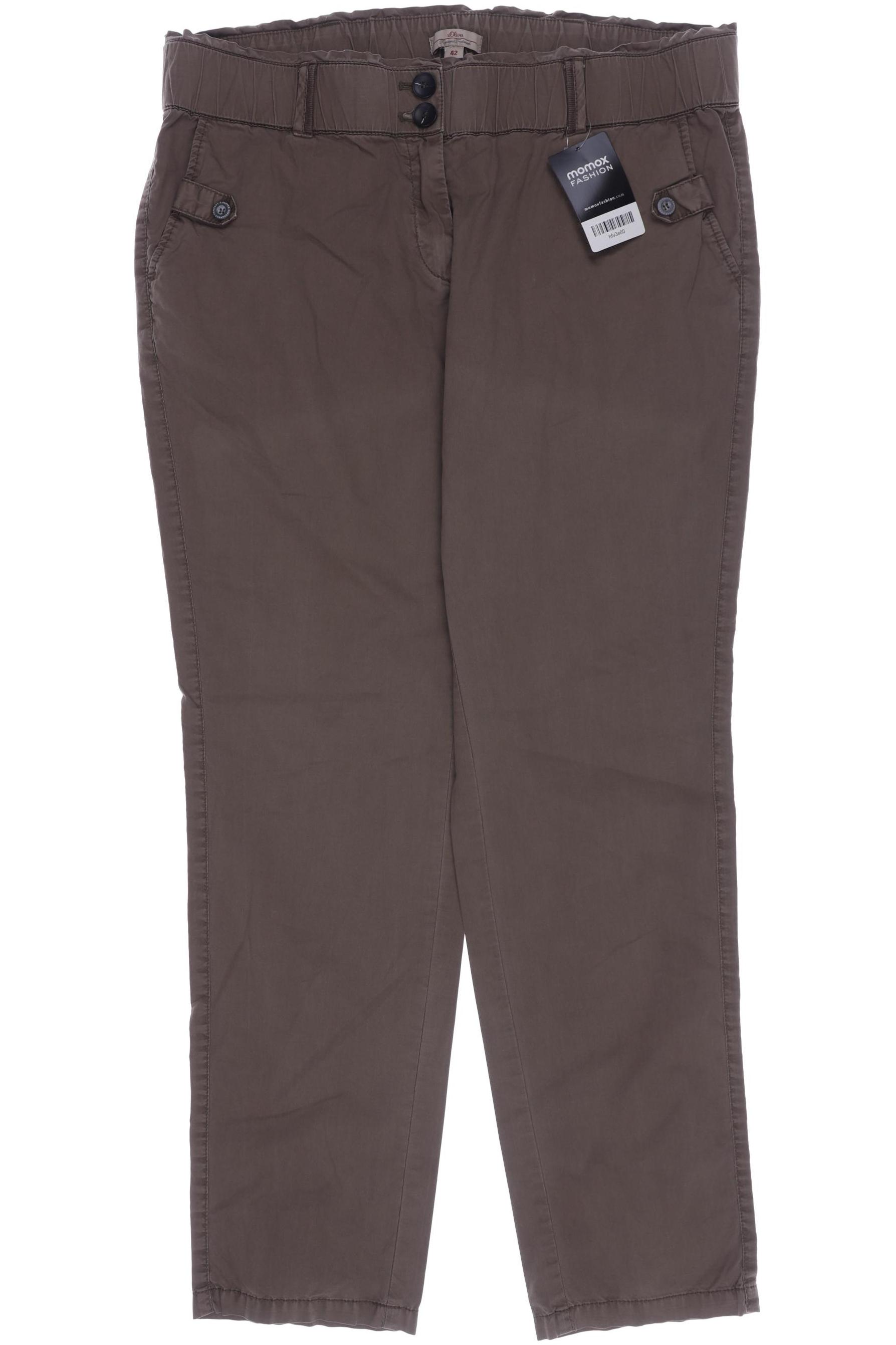 

s.Oliver Damen Stoffhose, braun, Gr. 42