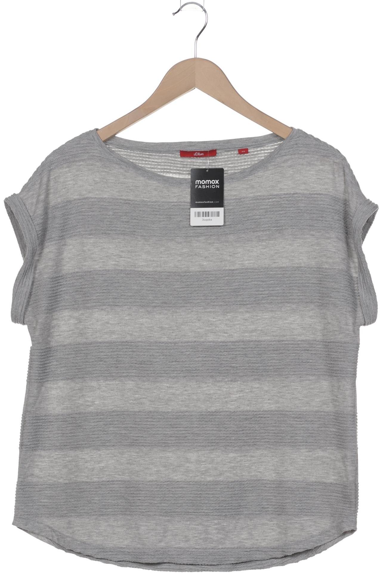 

s.Oliver Damen T-Shirt, grau, Gr. 40