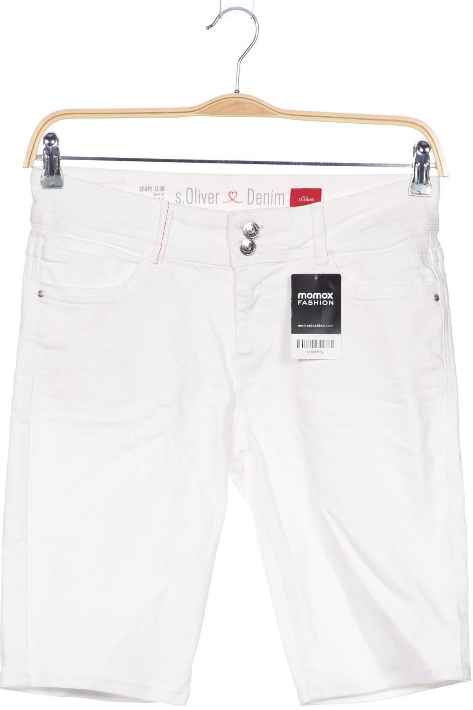 

s.Oliver Damen Shorts, weiß, Gr. 31