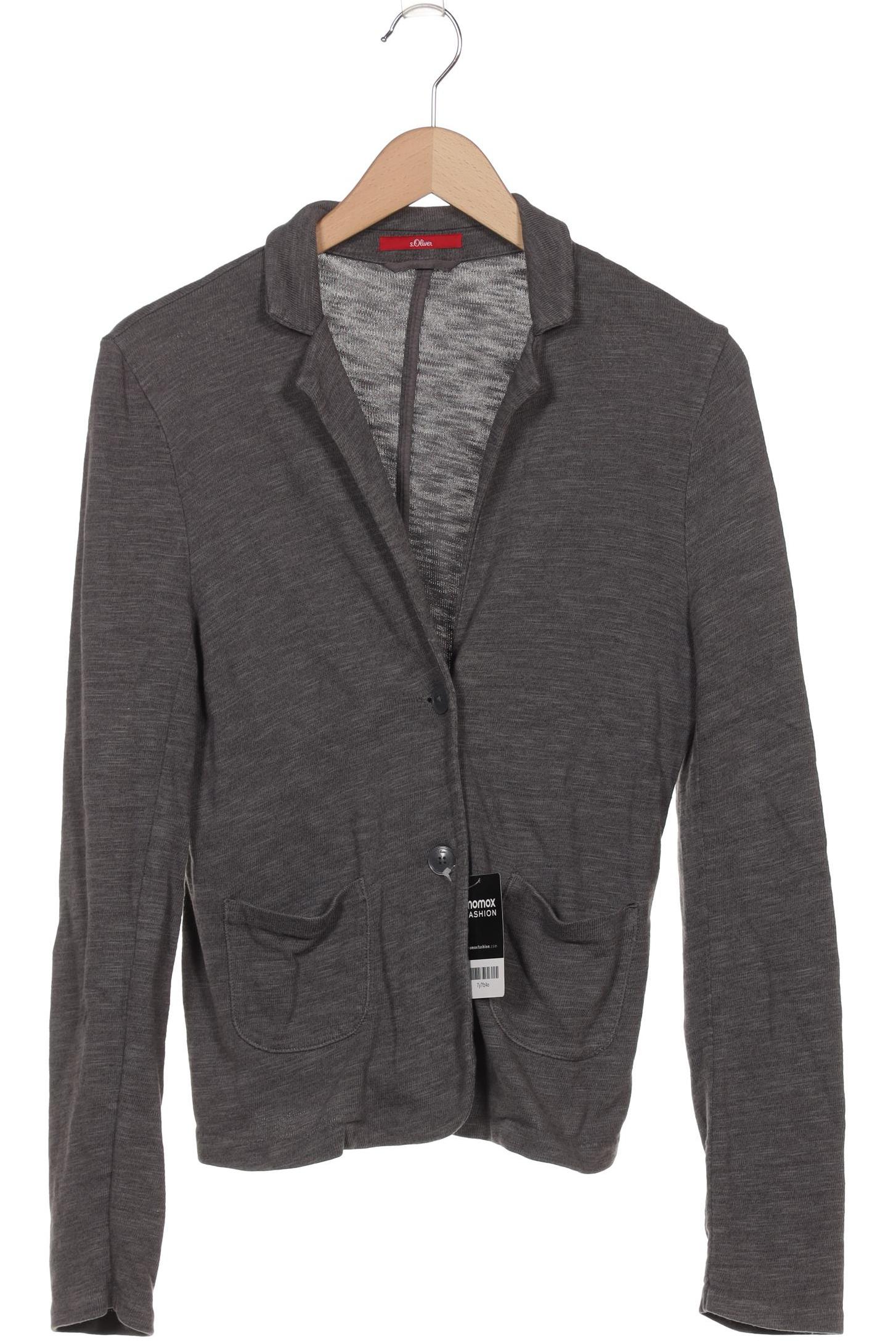

s.Oliver Damen Strickjacke, grau, Gr. 32