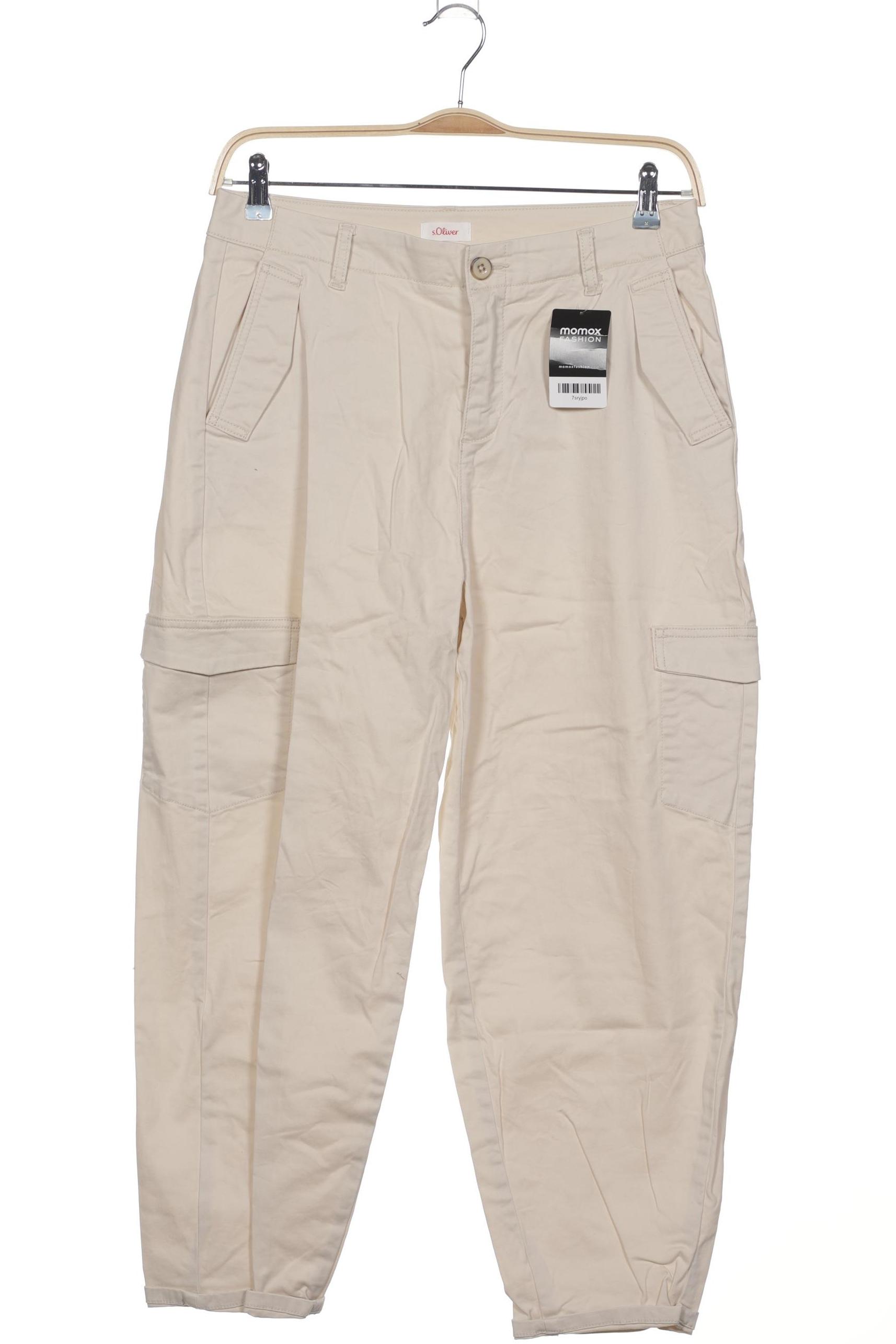 

s.Oliver Damen Stoffhose, cremeweiß, Gr. 40