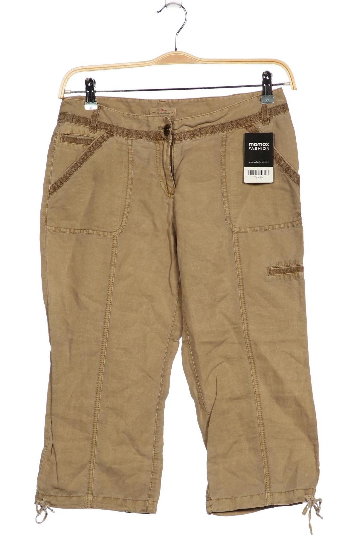 

s.Oliver Damen Stoffhose, beige, Gr. 36