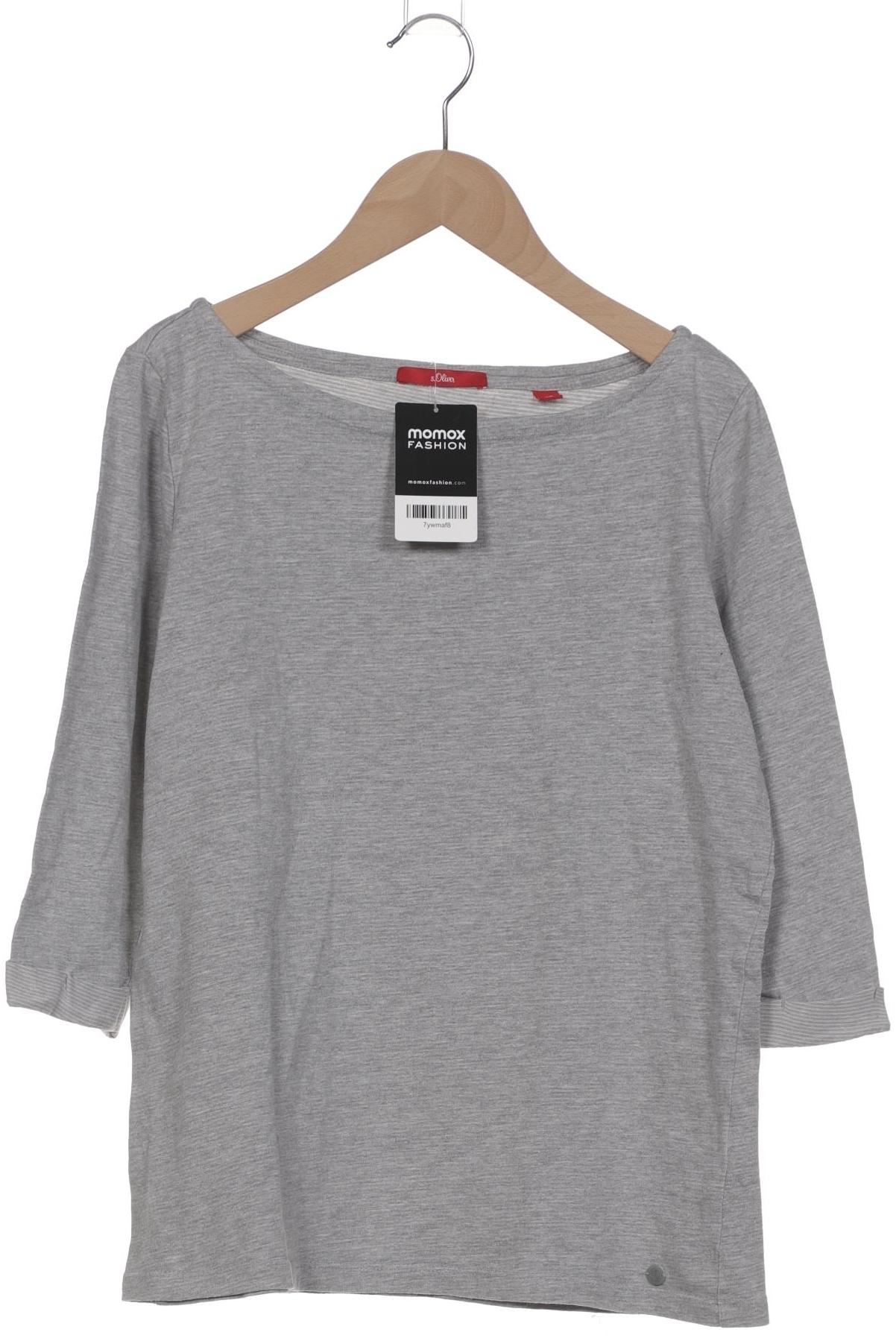 

s.Oliver Damen Langarmshirt, grau, Gr. 40