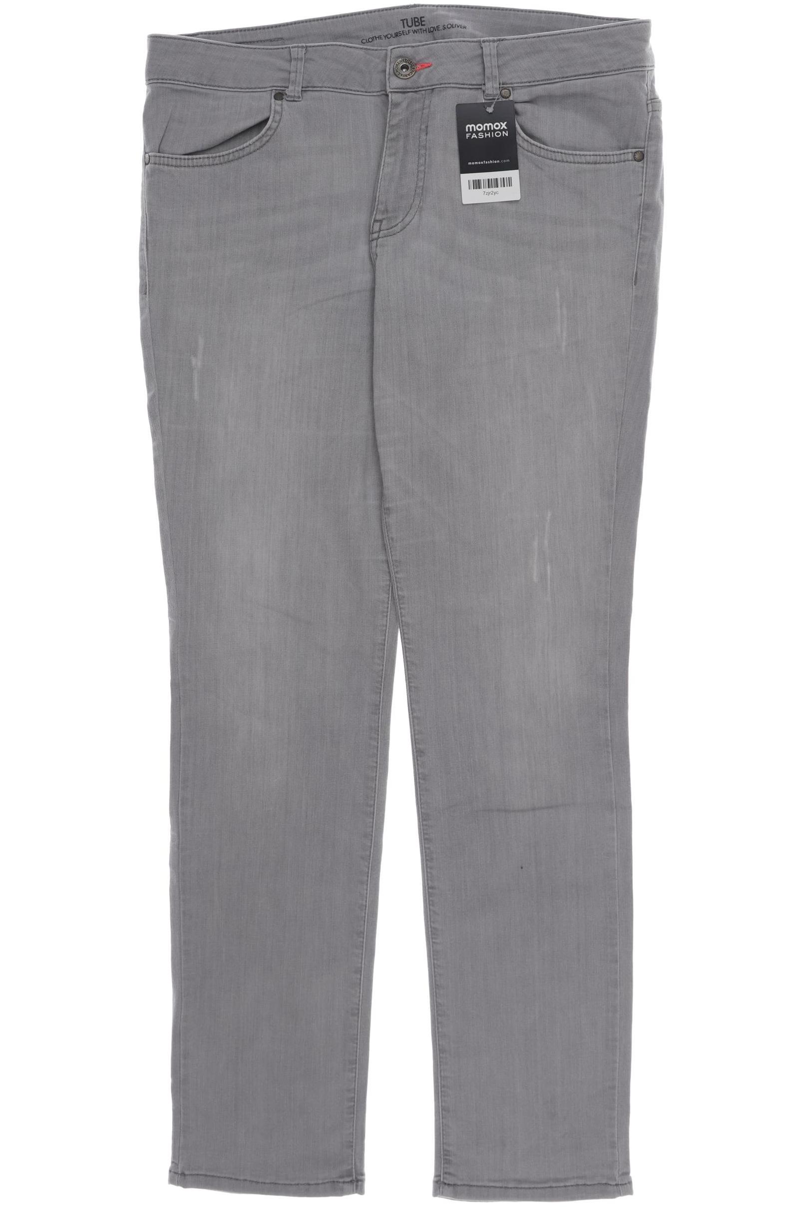 

s.Oliver Damen Jeans, grau
