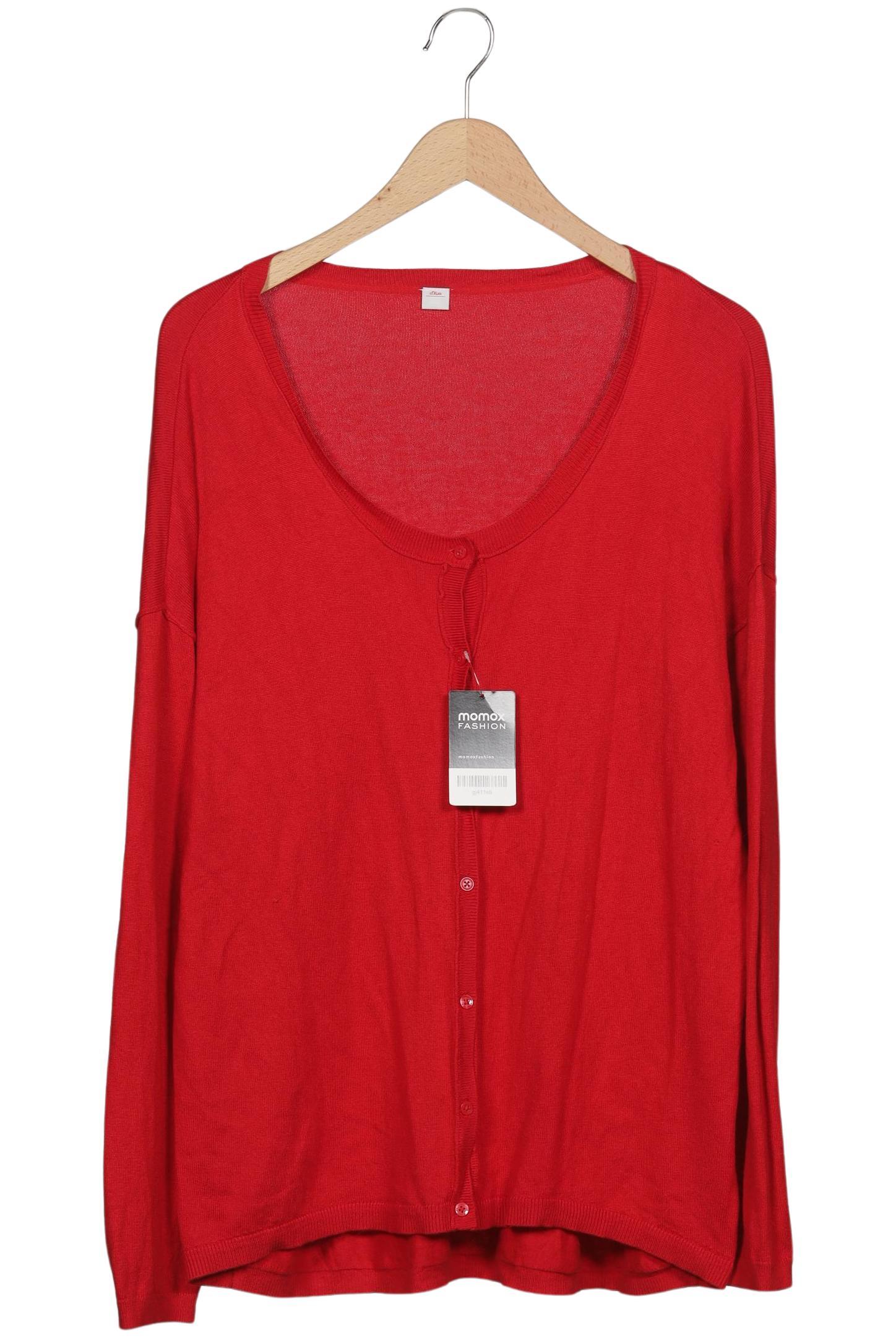 

s.Oliver Damen Strickjacke, rot, Gr. 44