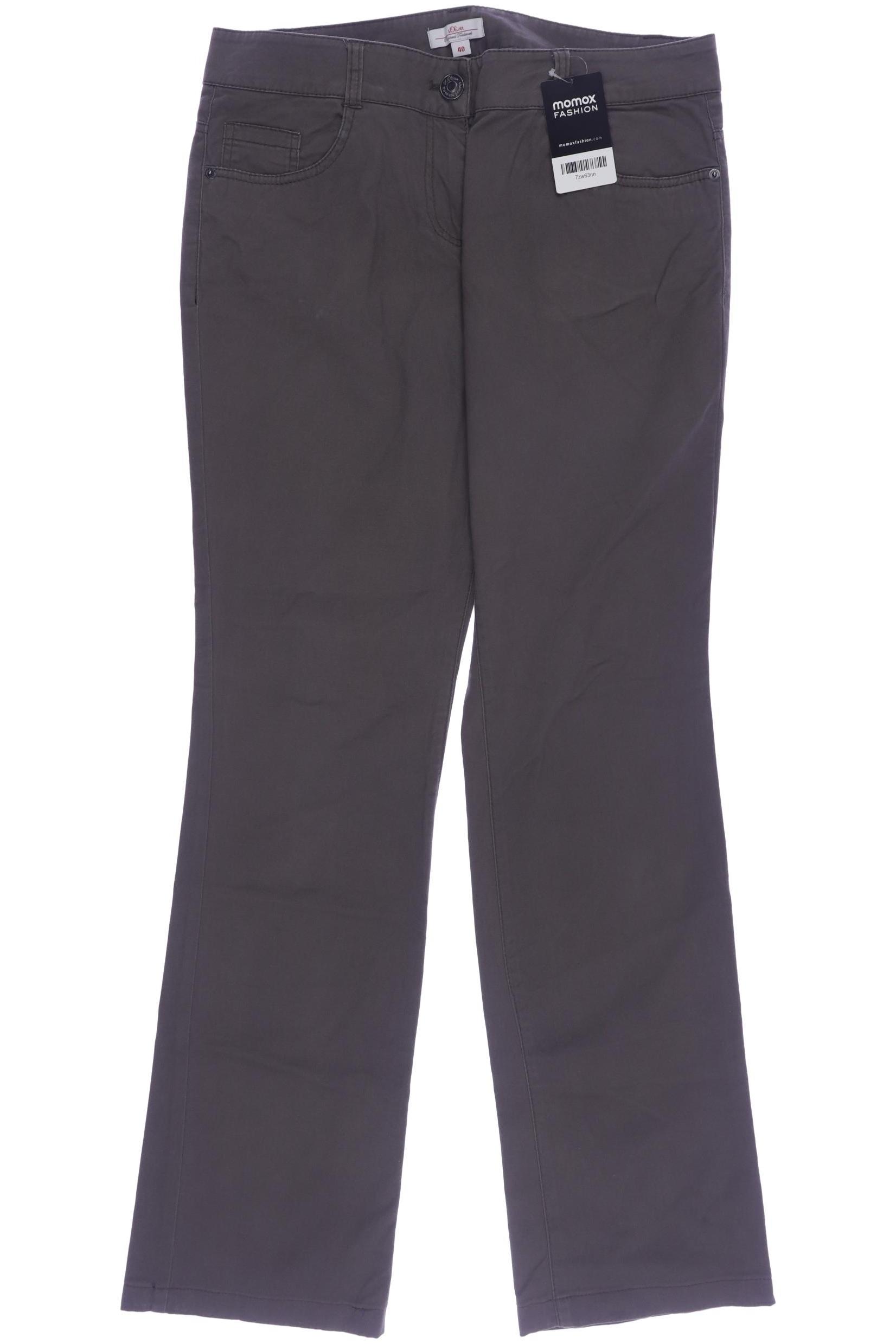 

s.Oliver Damen Stoffhose, braun, Gr. 40
