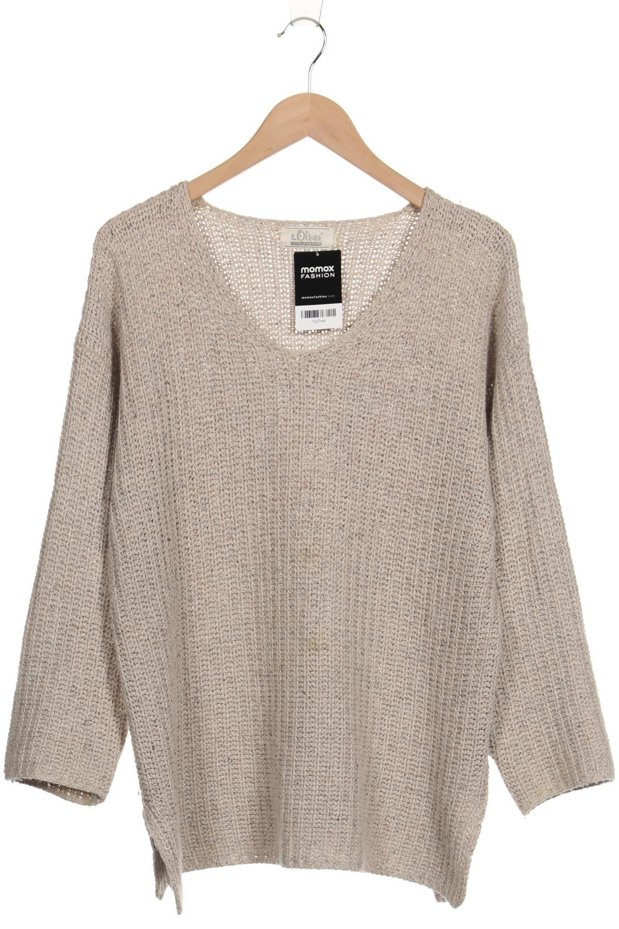 

s.Oliver Damen Pullover, beige, Gr. 38