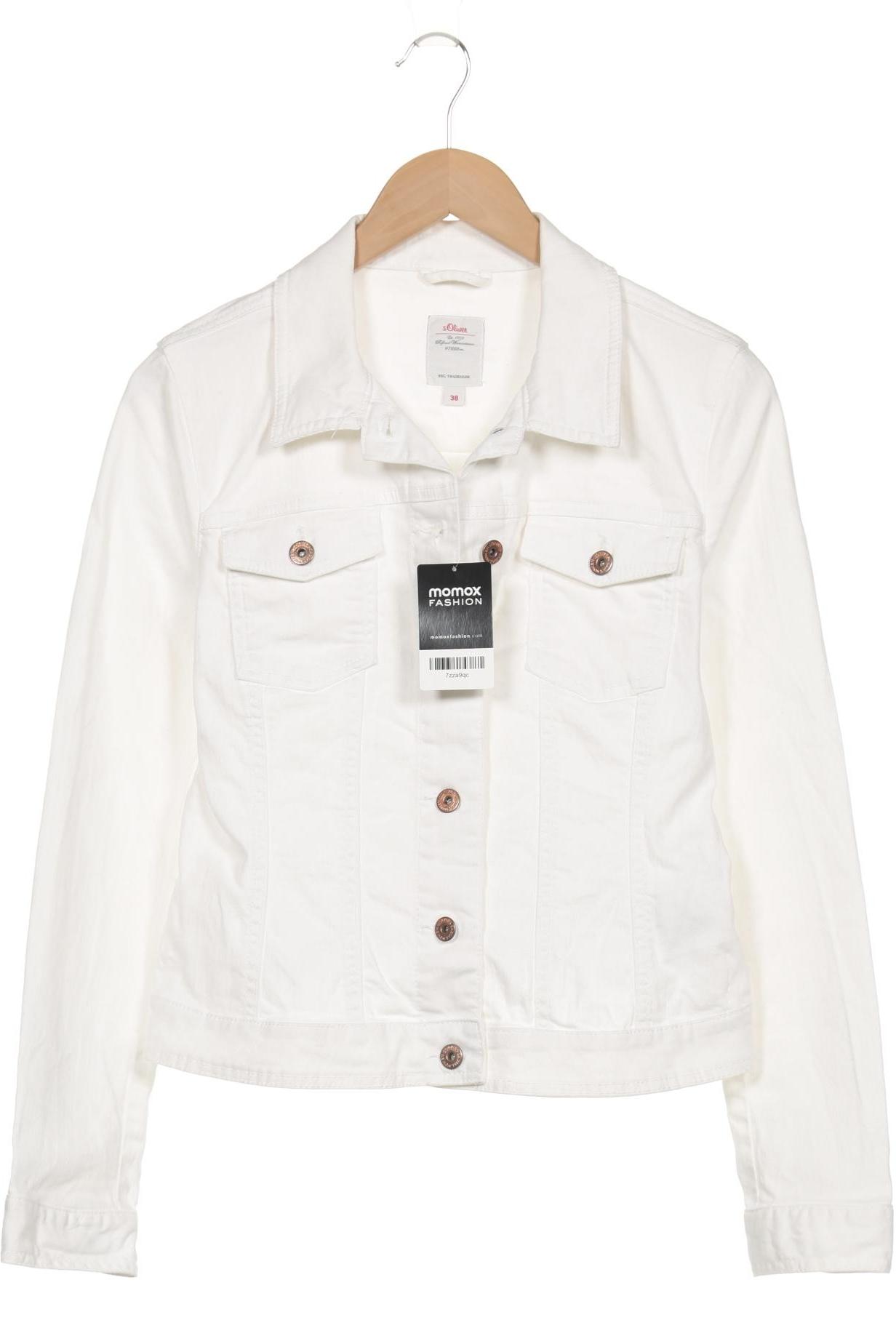 

s.Oliver Damen Jacke, weiß, Gr. 38