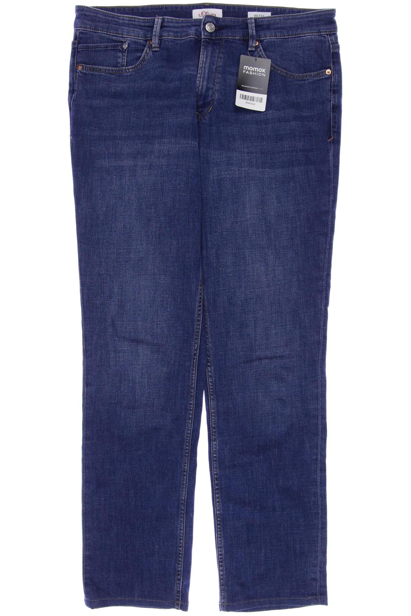 

s.Oliver Damen Jeans, marineblau