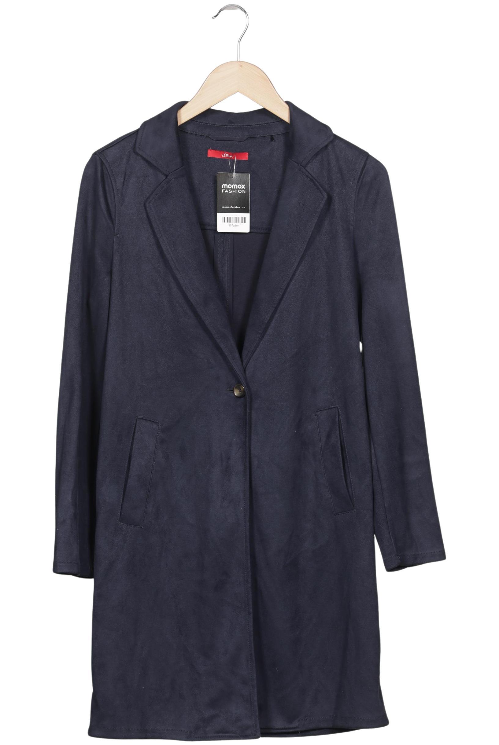 

s.Oliver Damen Mantel, marineblau, Gr. 38