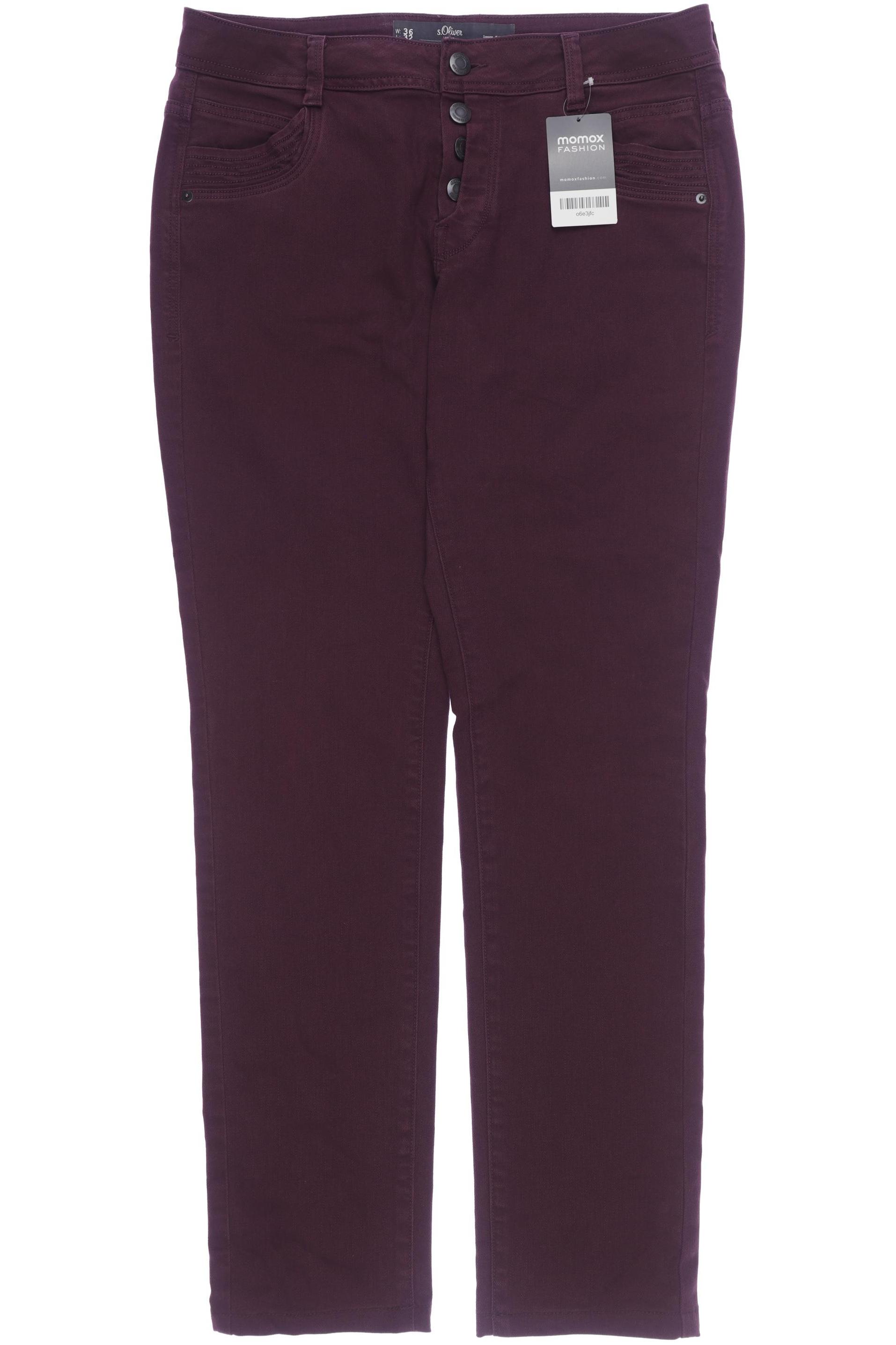 

s.Oliver Damen Jeans, bordeaux, Gr. 36