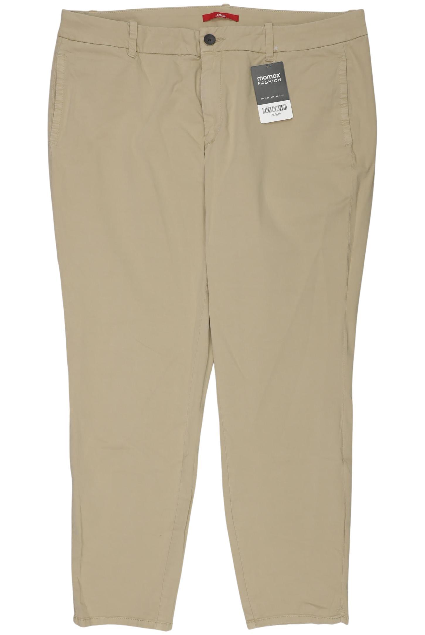 

s.Oliver Damen Stoffhose, beige, Gr. 42