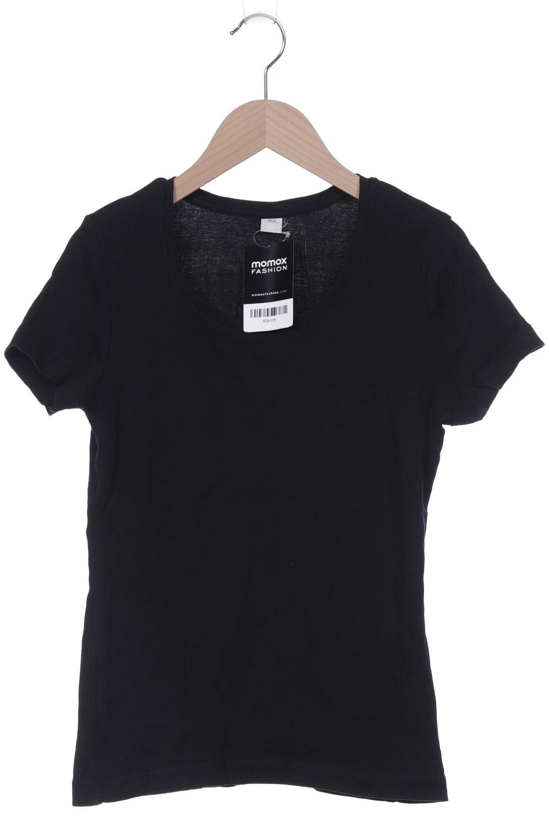

s.Oliver Damen T-Shirt, schwarz, Gr. 38