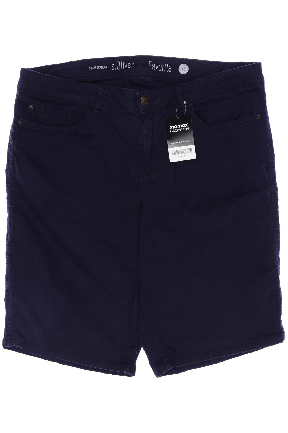 

s.Oliver Damen Shorts, marineblau