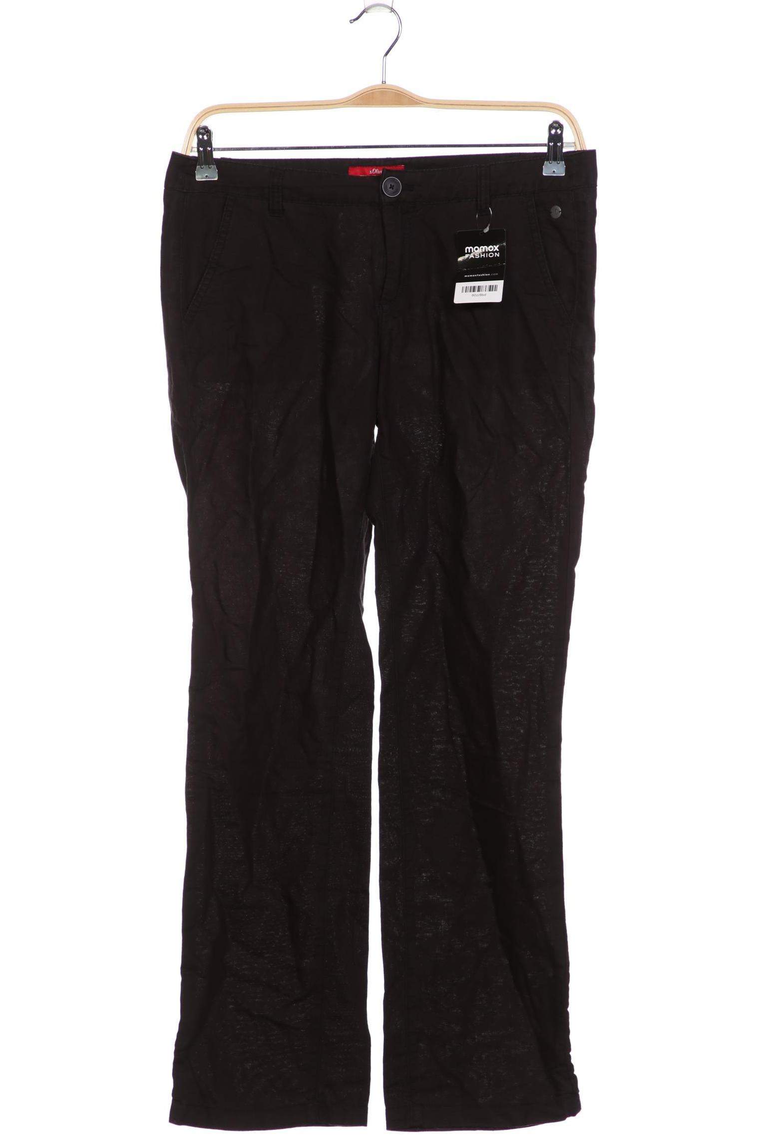 

s.Oliver Damen Stoffhose, schwarz, Gr. 38