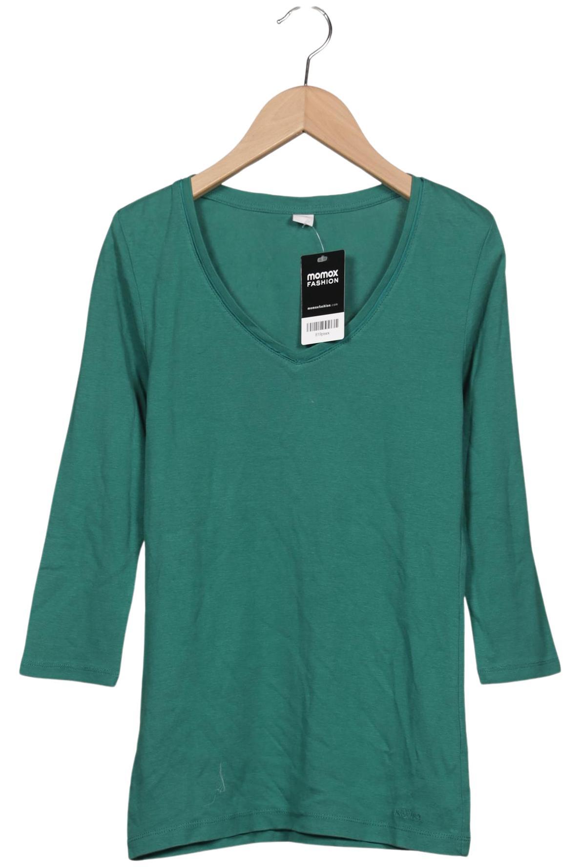 

s.Oliver Damen Langarmshirt, grün, Gr. 36