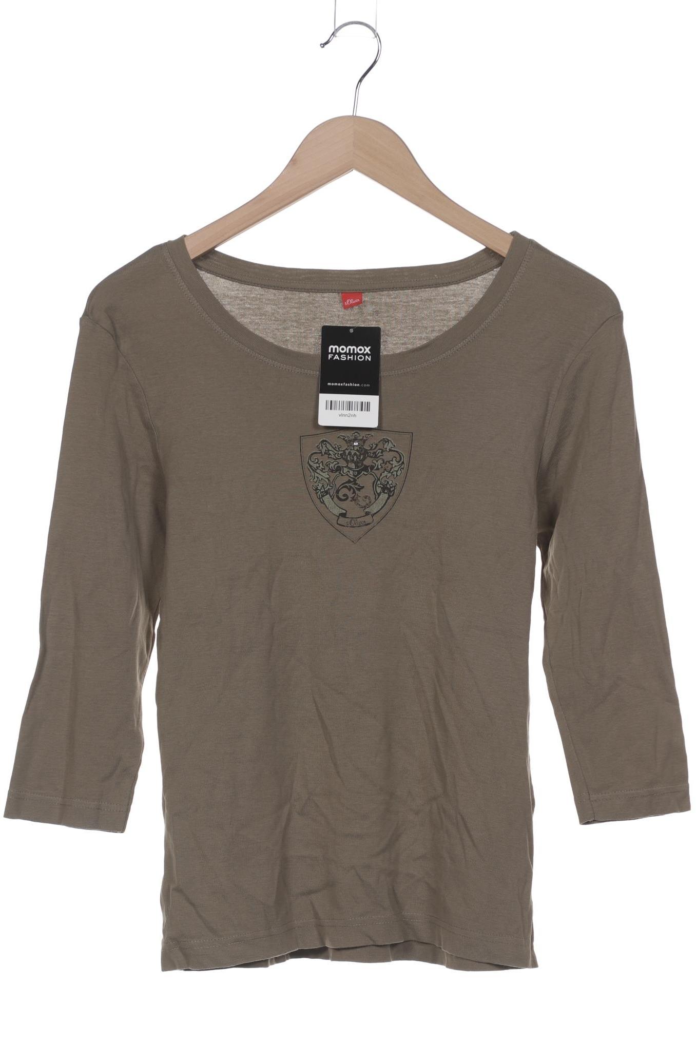 

s.Oliver Damen Langarmshirt, grün, Gr. 40