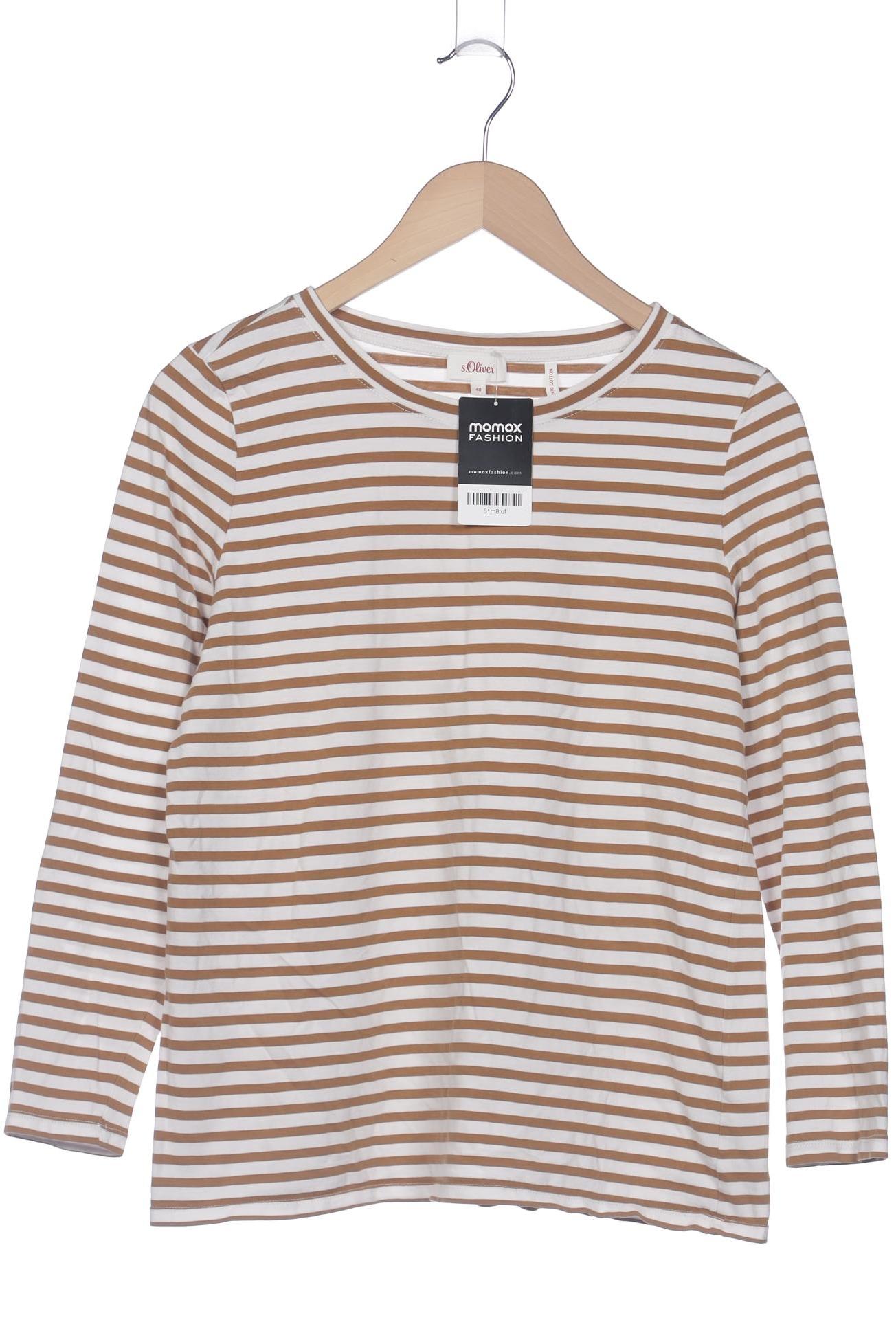 

s.Oliver Damen Langarmshirt, braun, Gr. 40