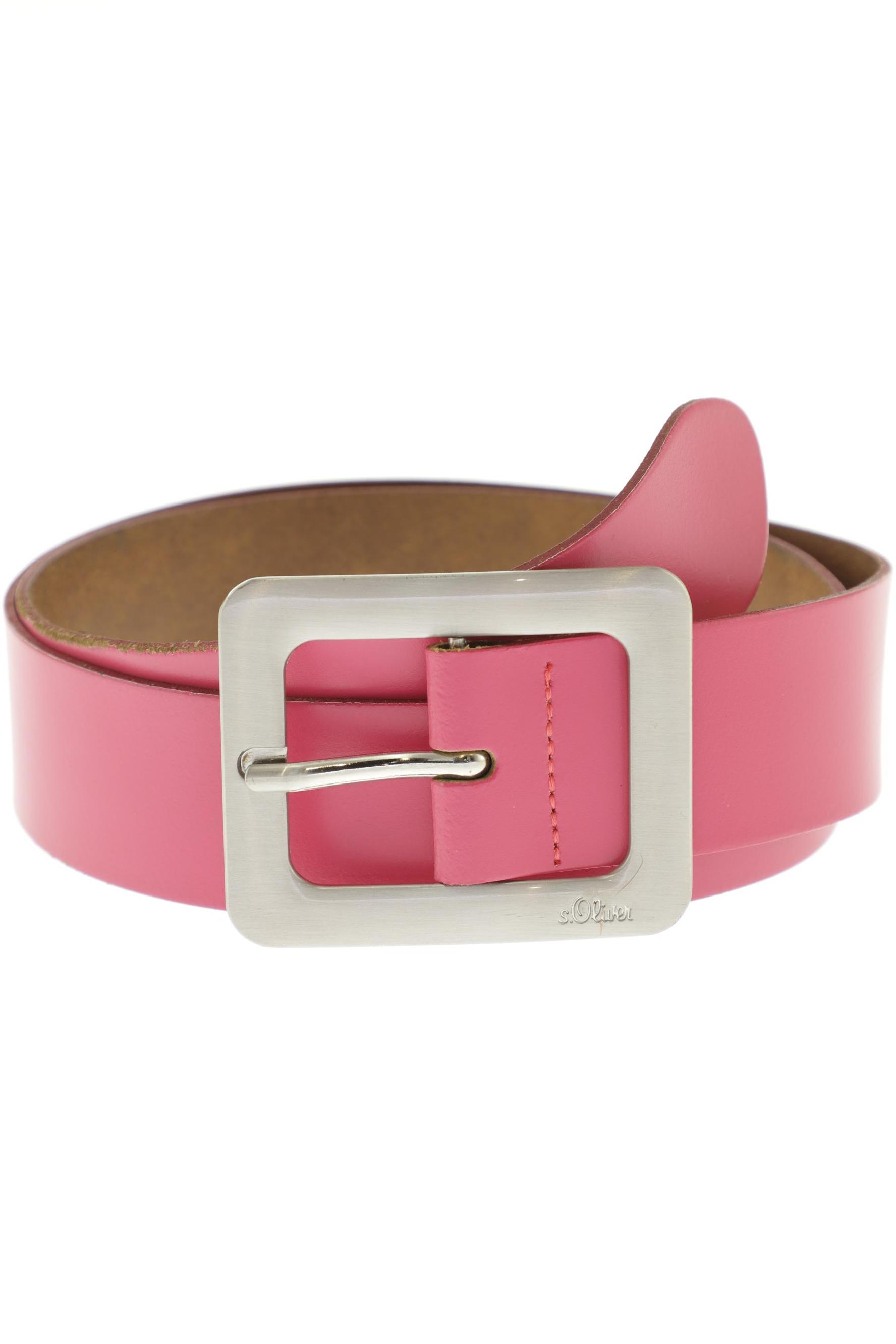 

s.Oliver Damen Gürtel, pink, Gr. 85