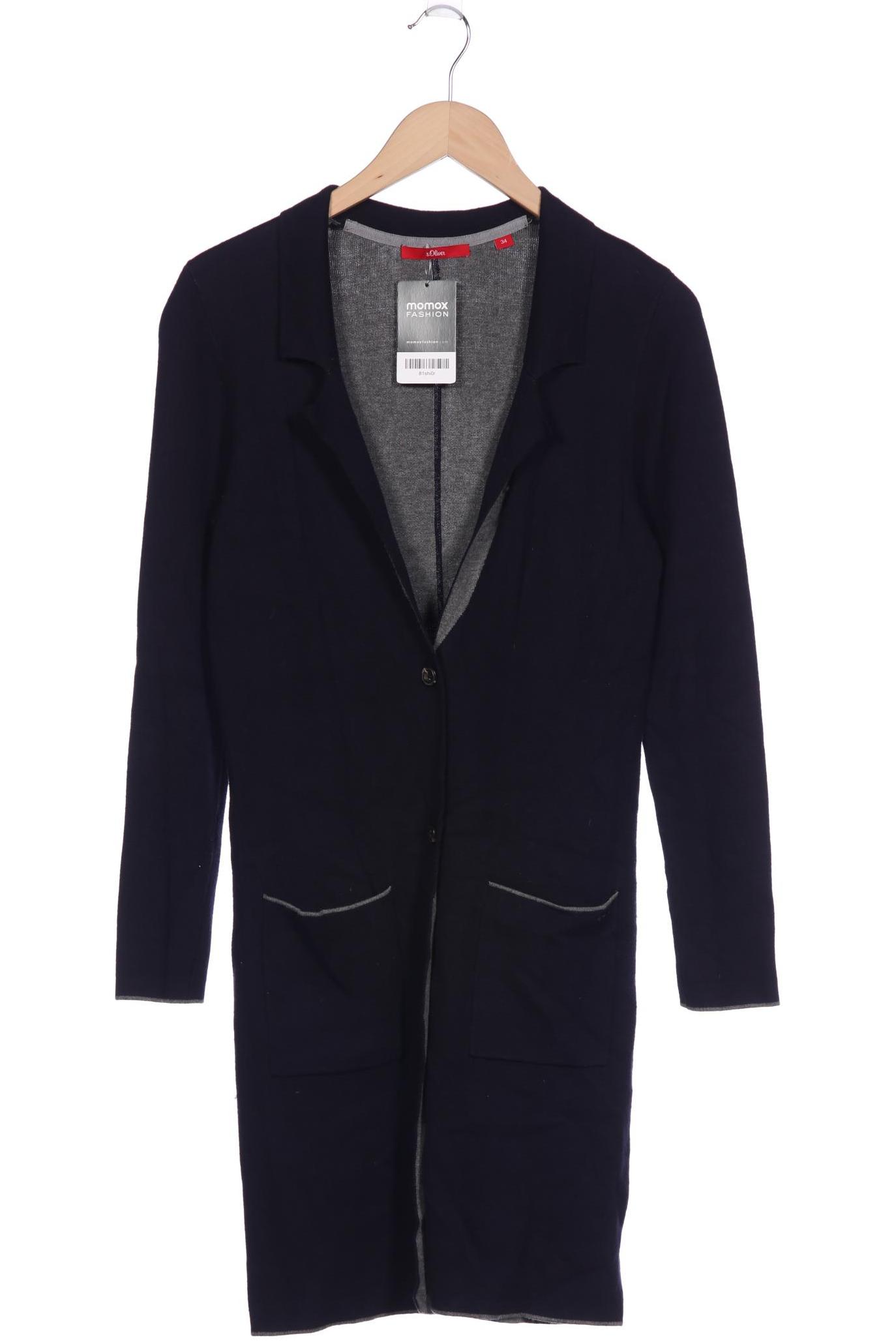 

s.Oliver Damen Strickjacke, marineblau
