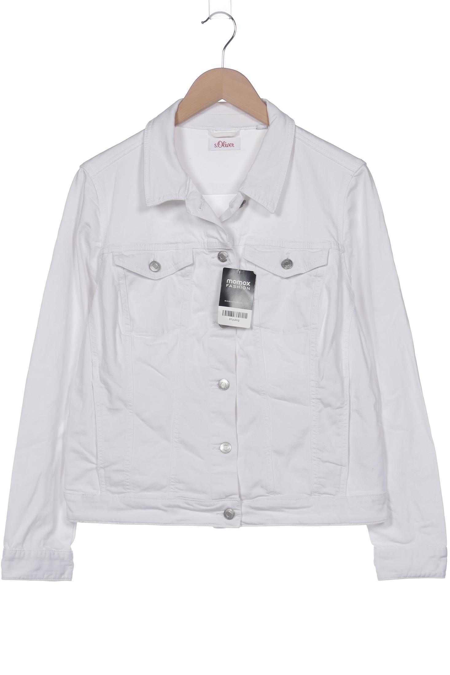 

s.Oliver Damen Jacke, weiß, Gr. 40