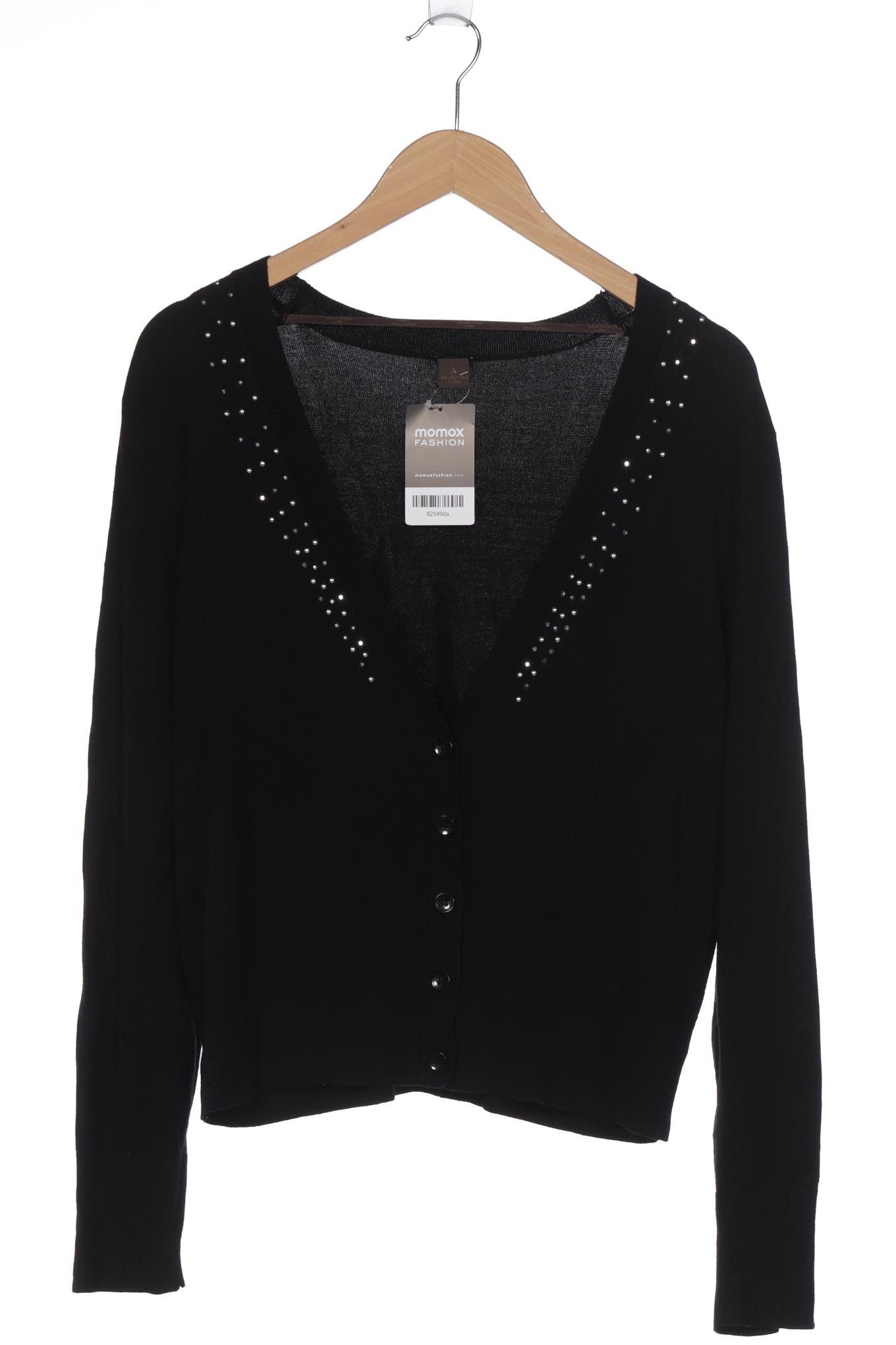

s.Oliver Damen Strickjacke, schwarz, Gr. 46
