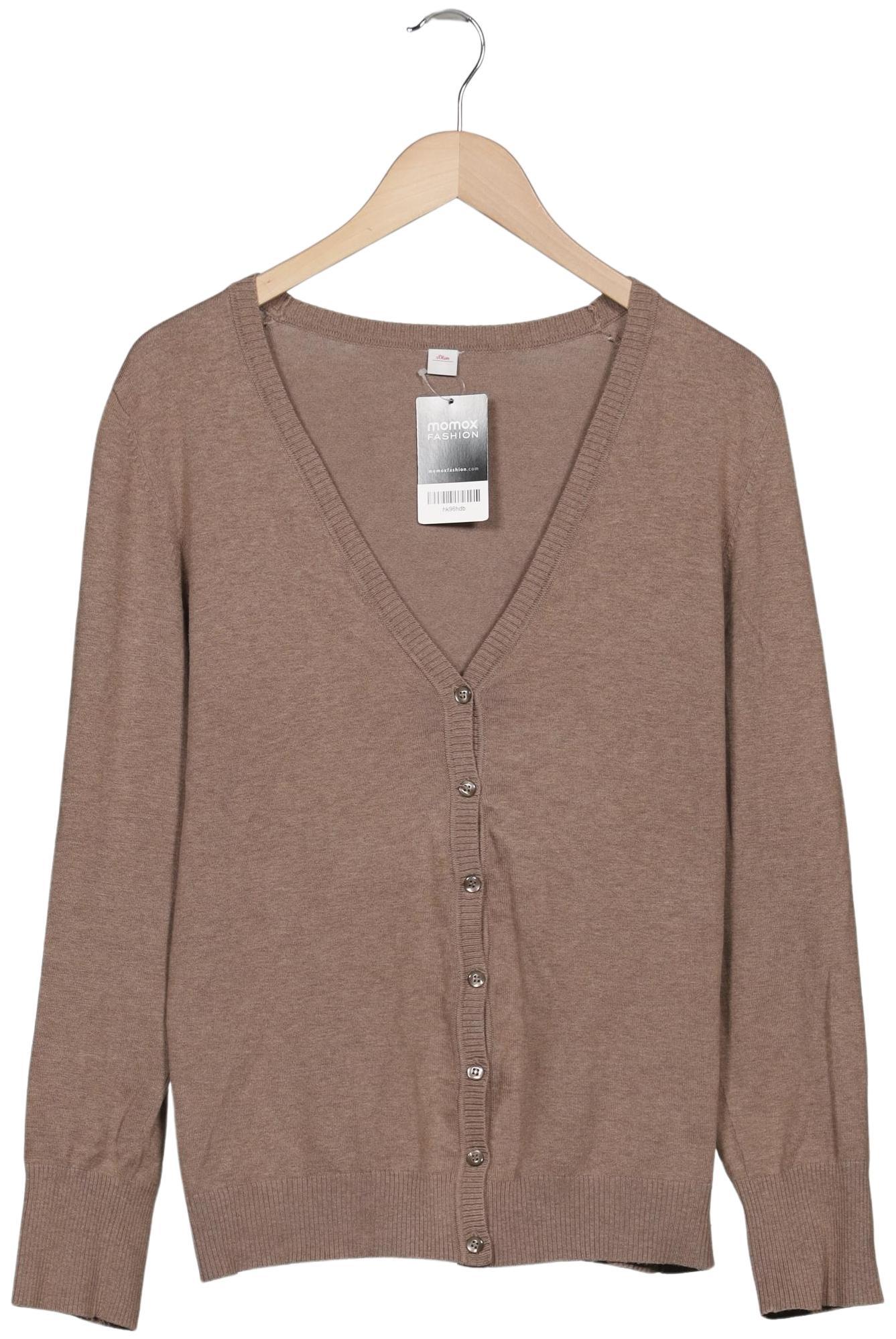 

s.Oliver Damen Strickjacke, braun, Gr. 42