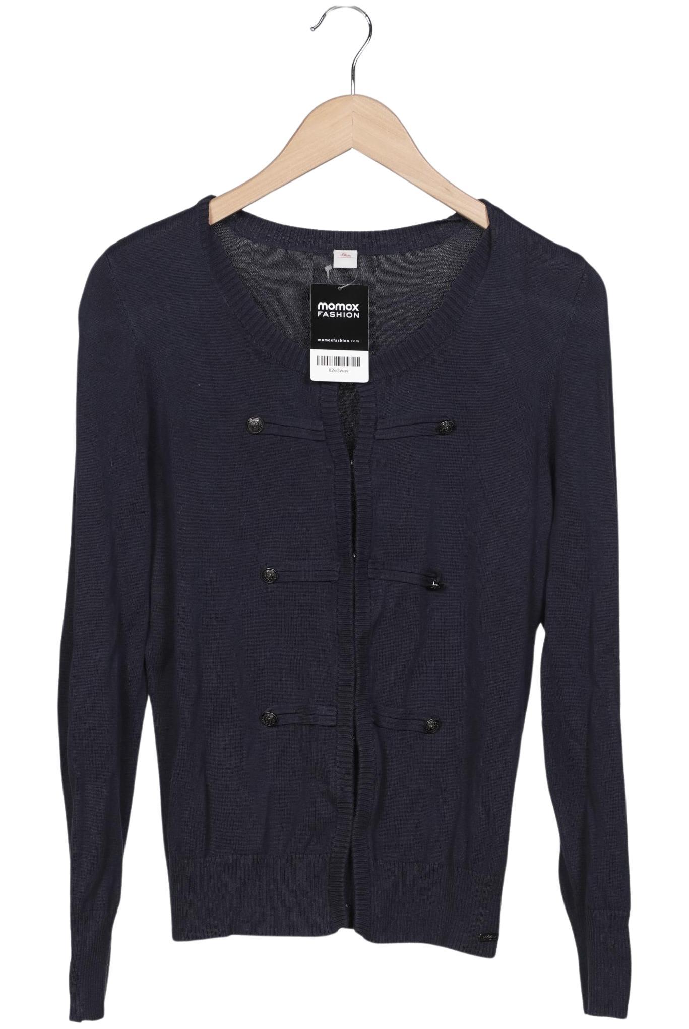 

s.Oliver Damen Strickjacke, marineblau, Gr. 40