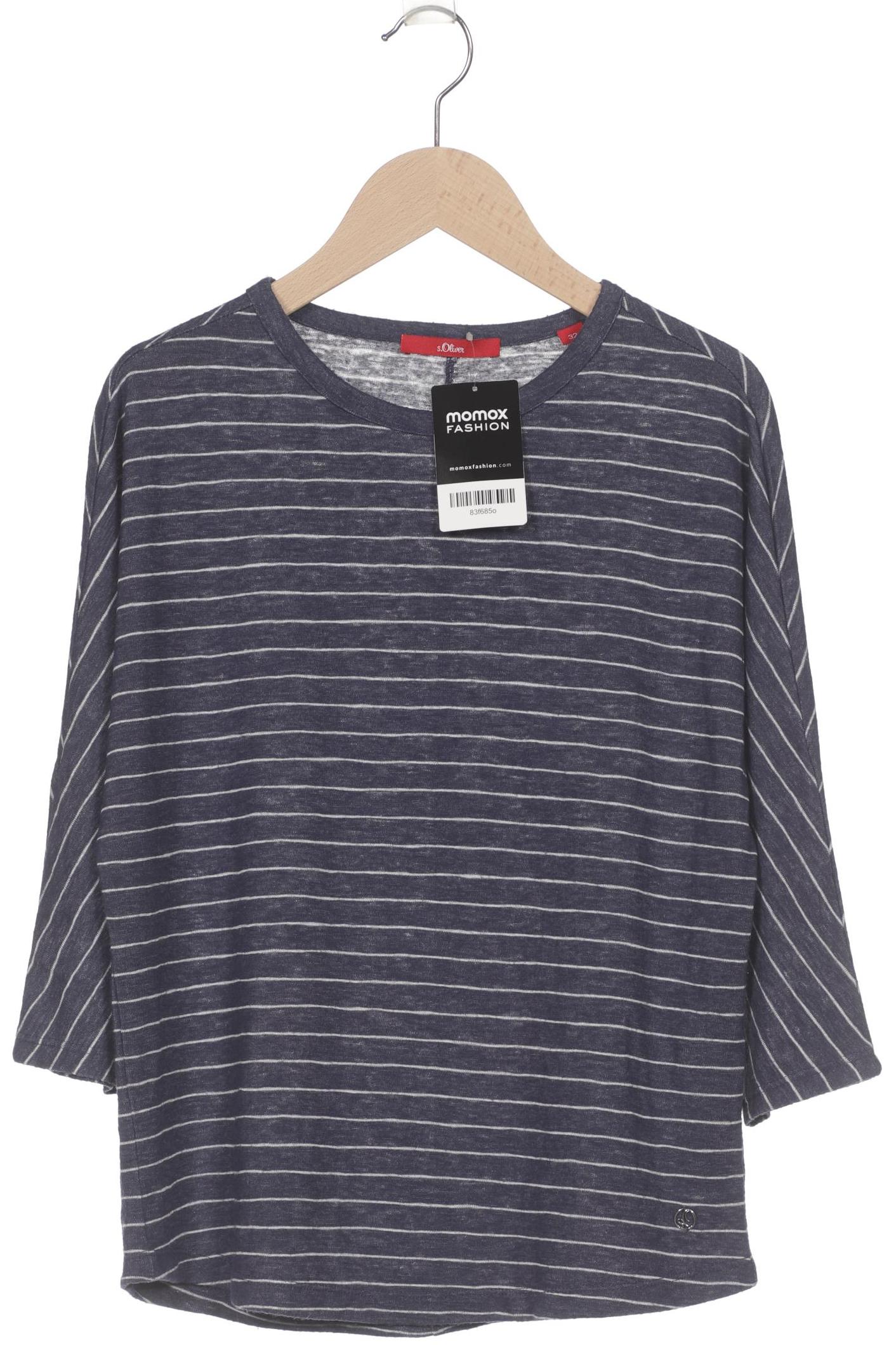 

s.Oliver Damen Langarmshirt, marineblau, Gr. 32