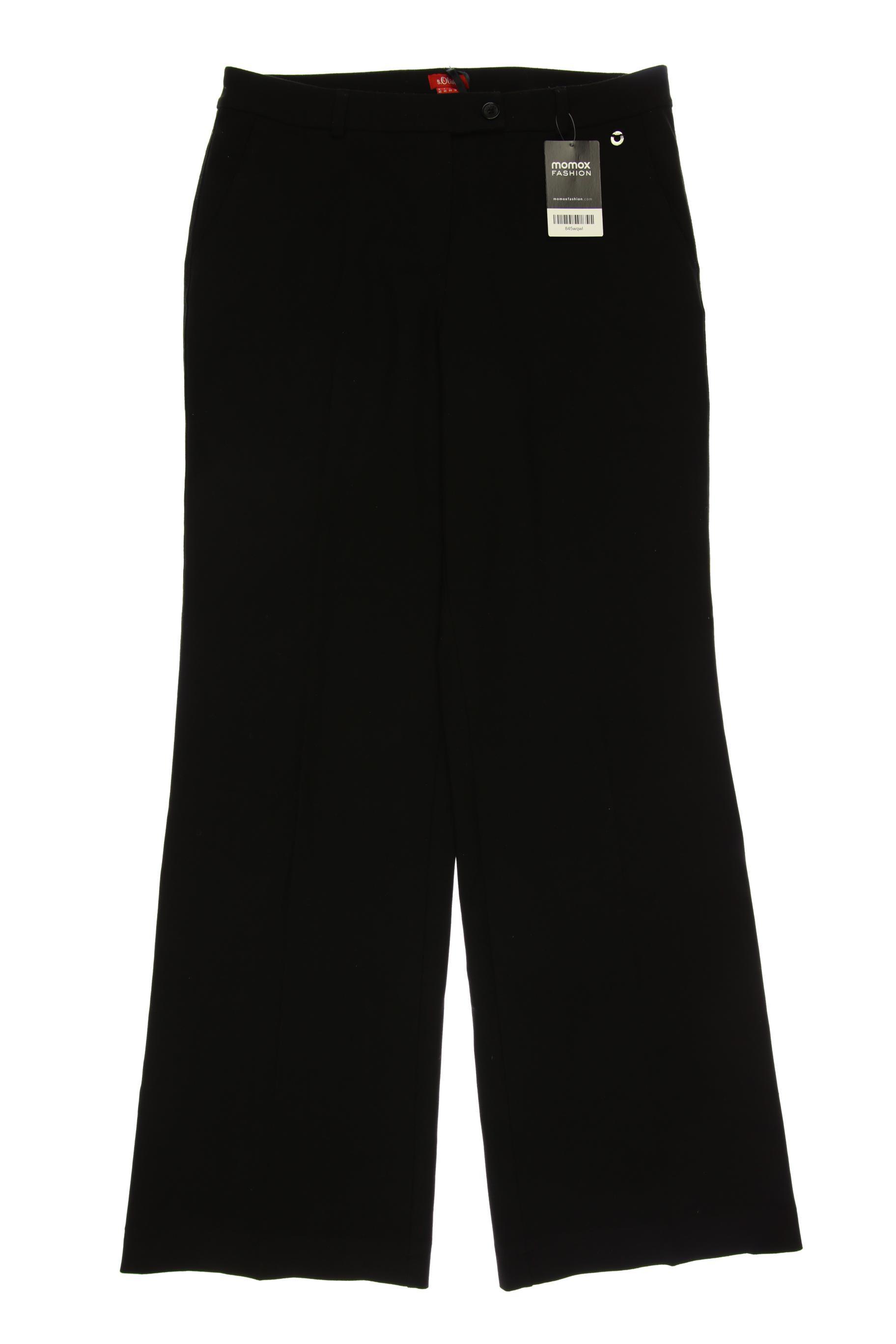 

s.Oliver Damen Stoffhose, schwarz