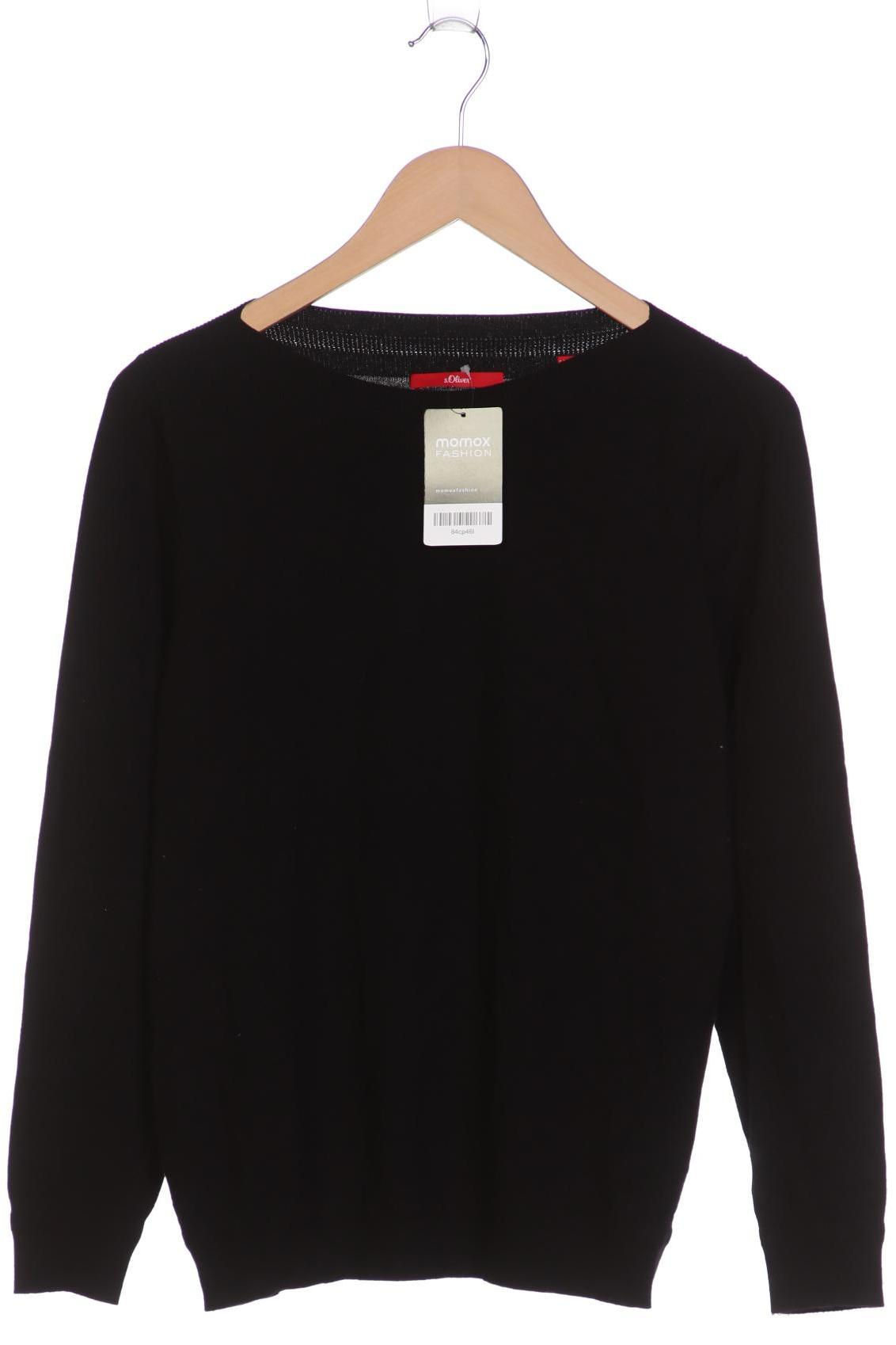 

s.Oliver Damen Pullover, schwarz