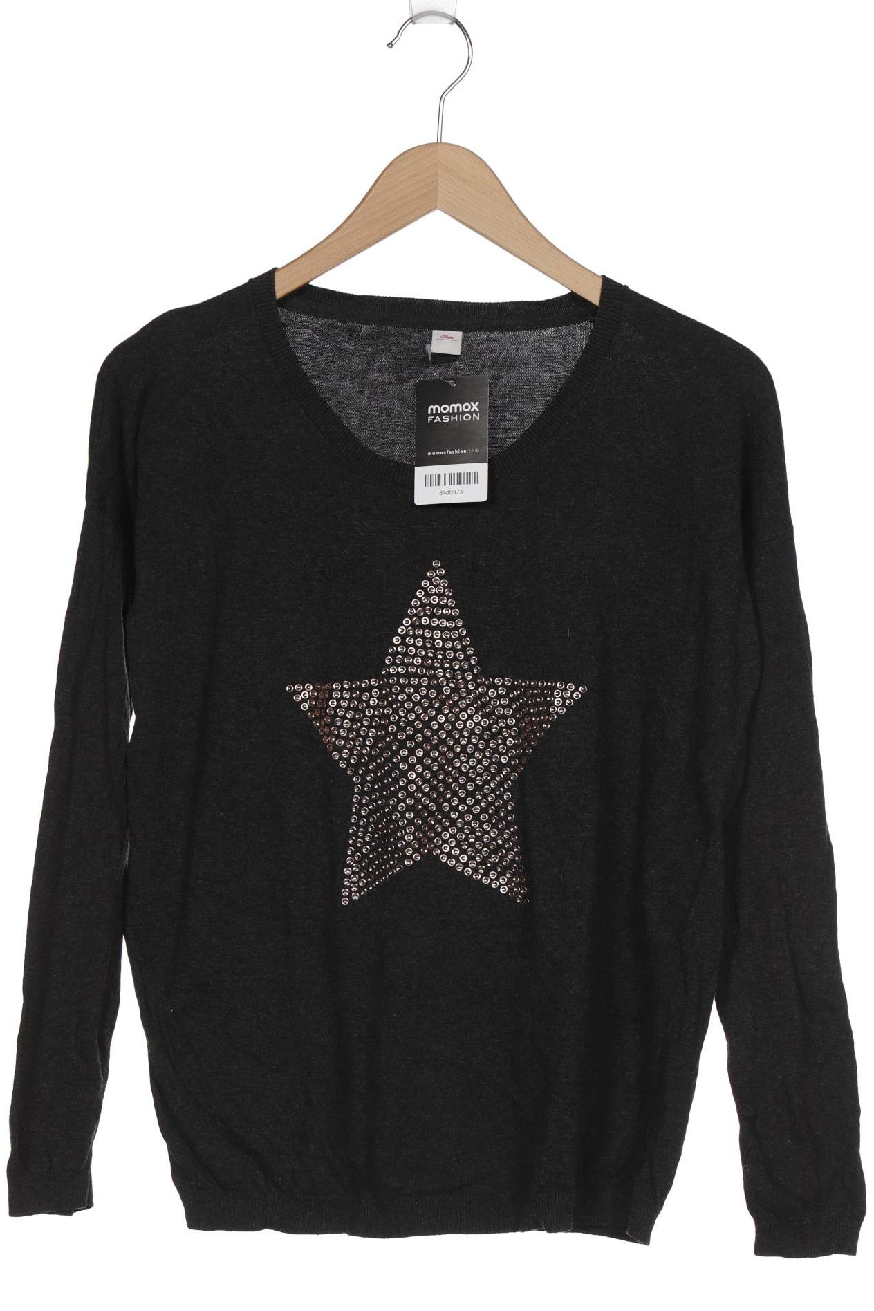 

s.Oliver Damen Pullover, schwarz, Gr. 38