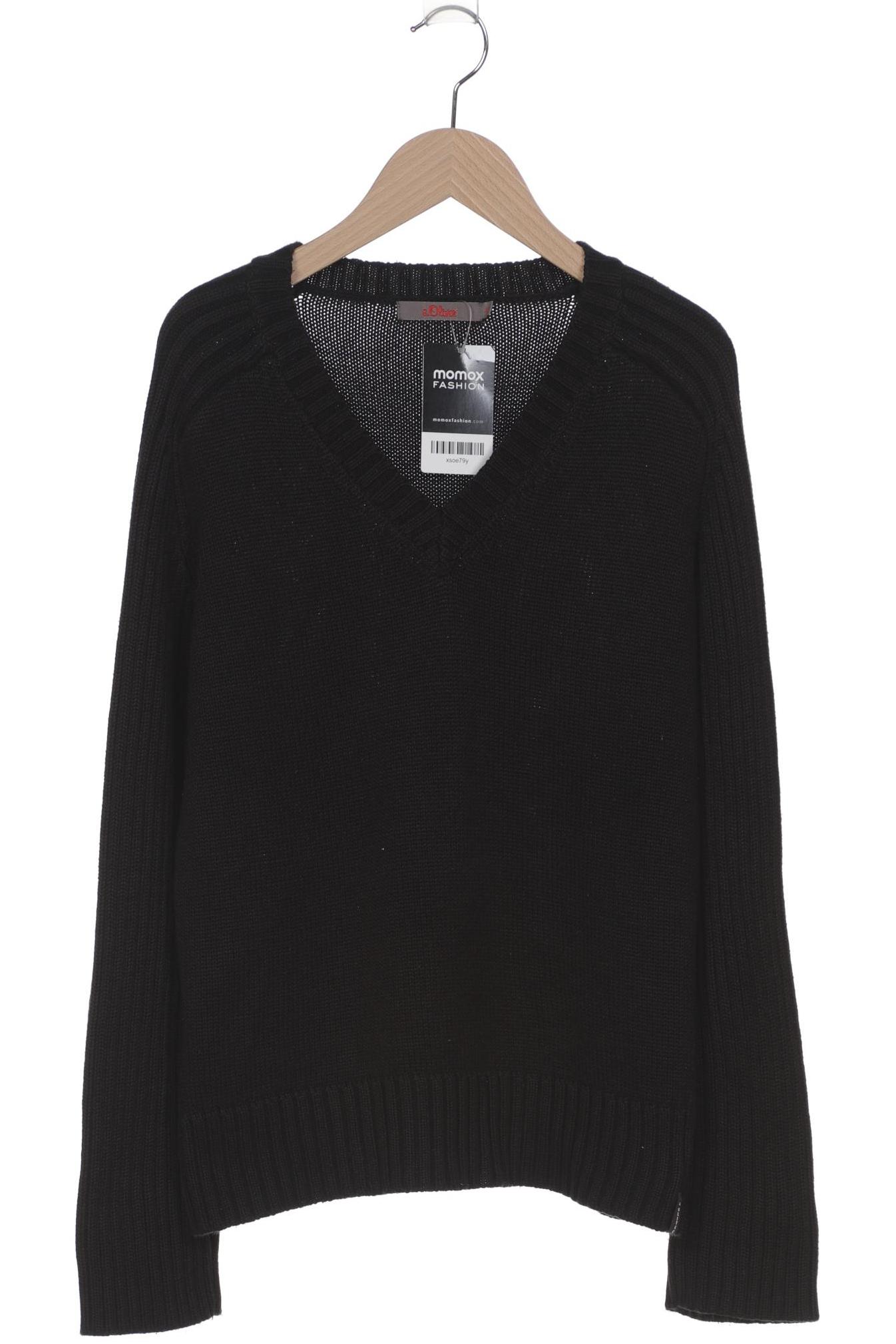 

s.Oliver Damen Pullover, schwarz, Gr. 42